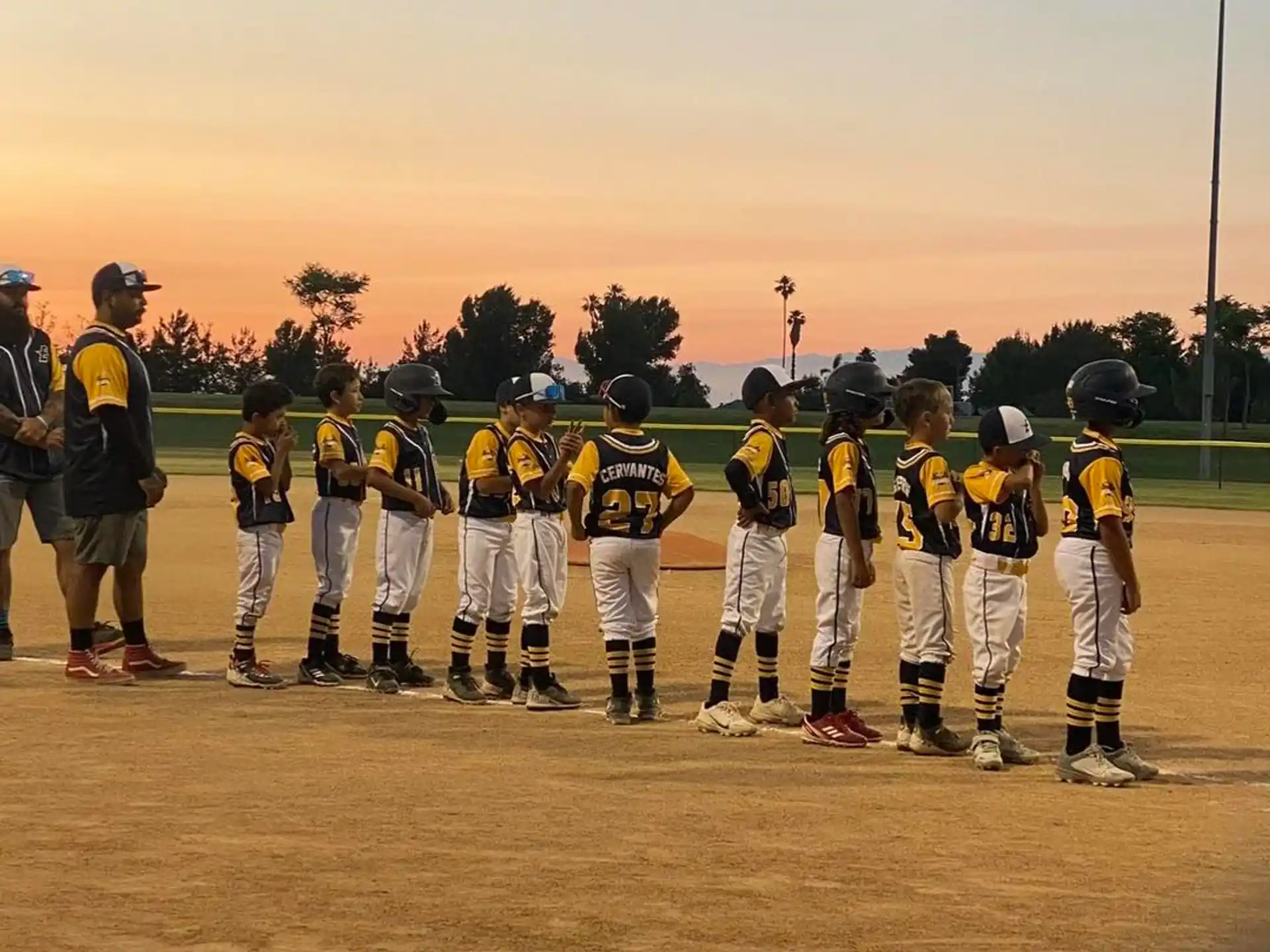 a group of kids in uniform