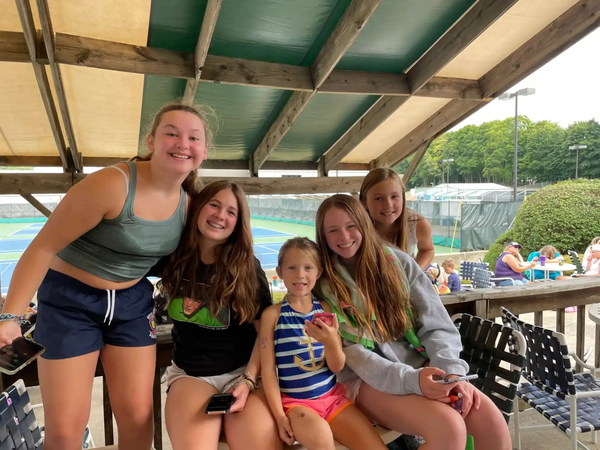 a group of women and a child