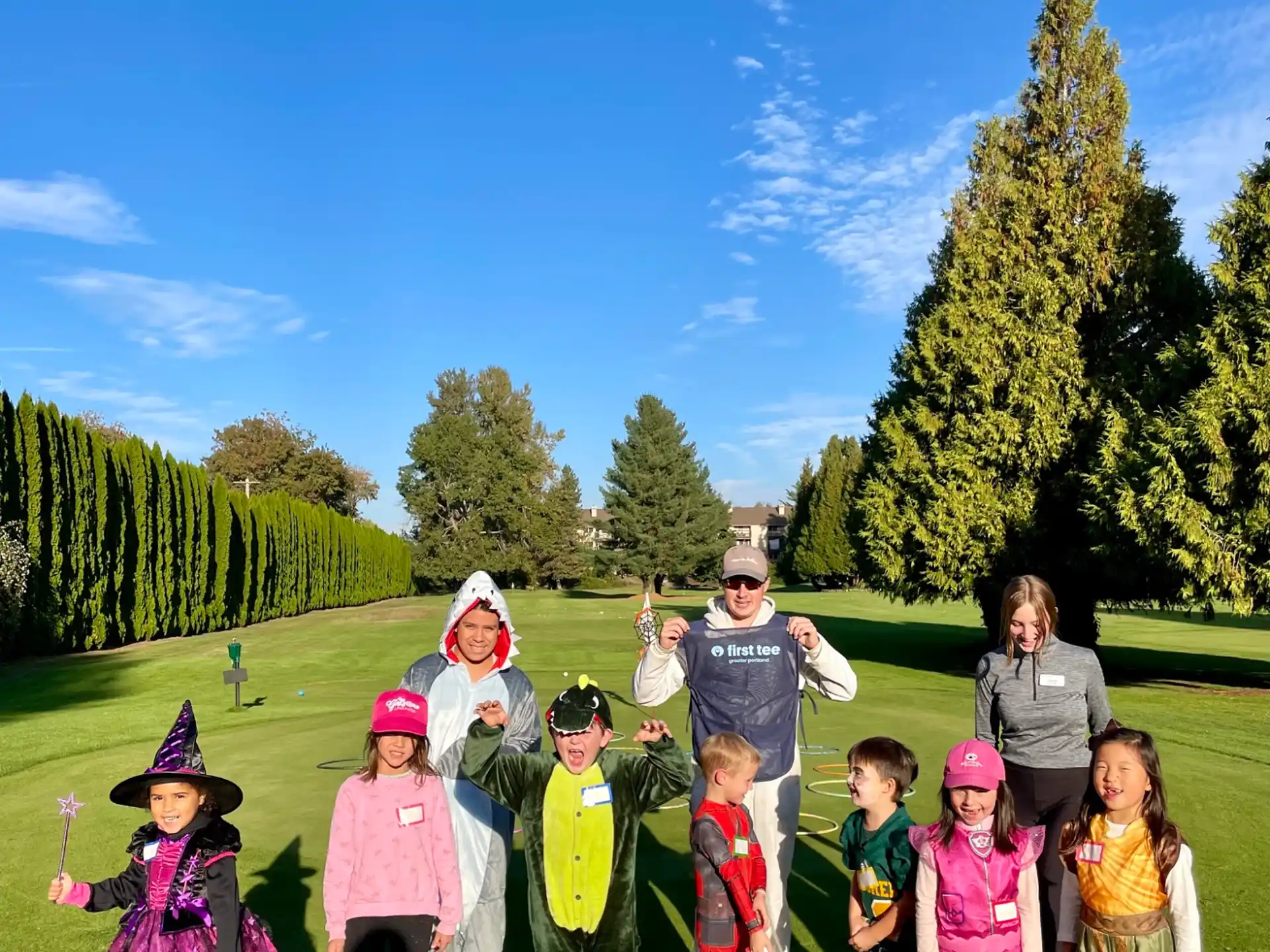 a group of people in clothing