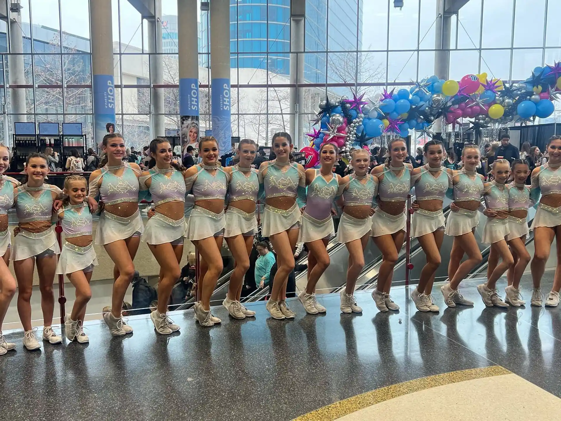 a group of people posing for a photo