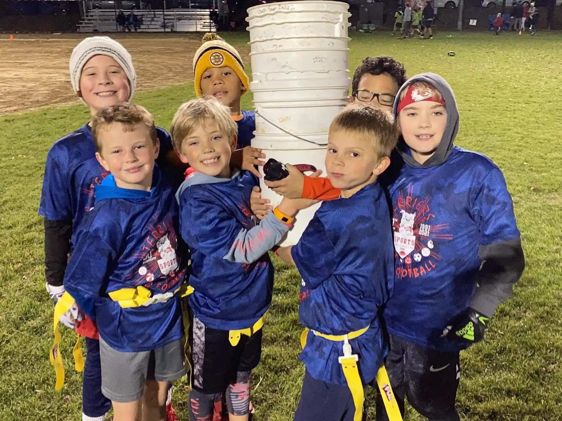 a group of kids in clothing