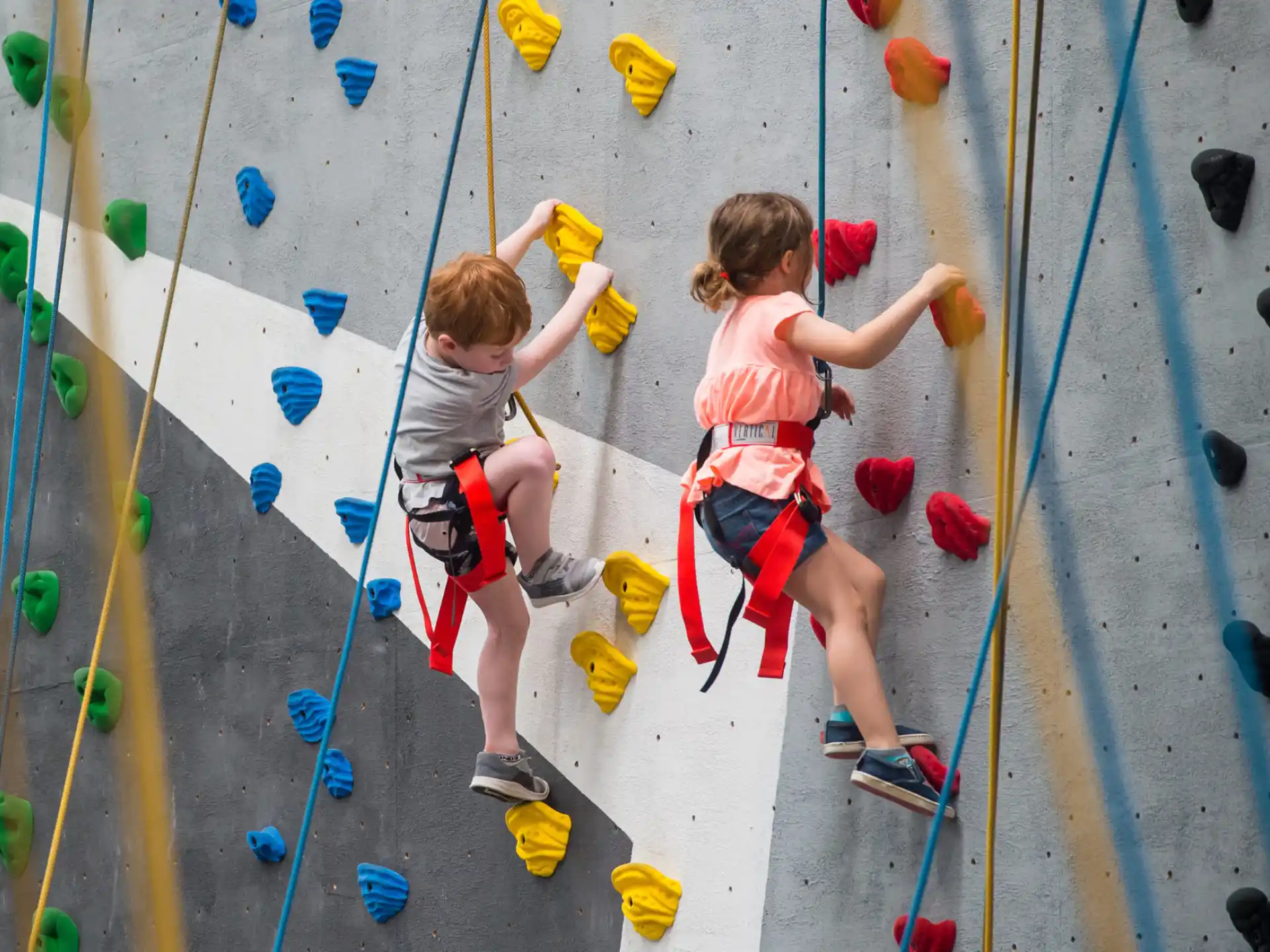 kids playing on a playground