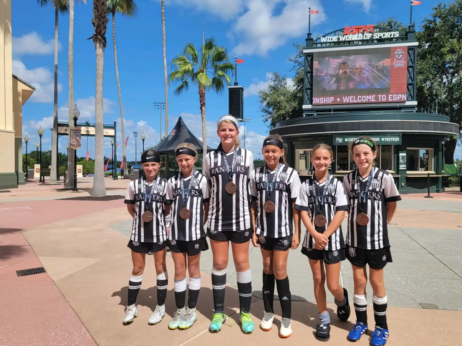 a group of boys in matching uniforms