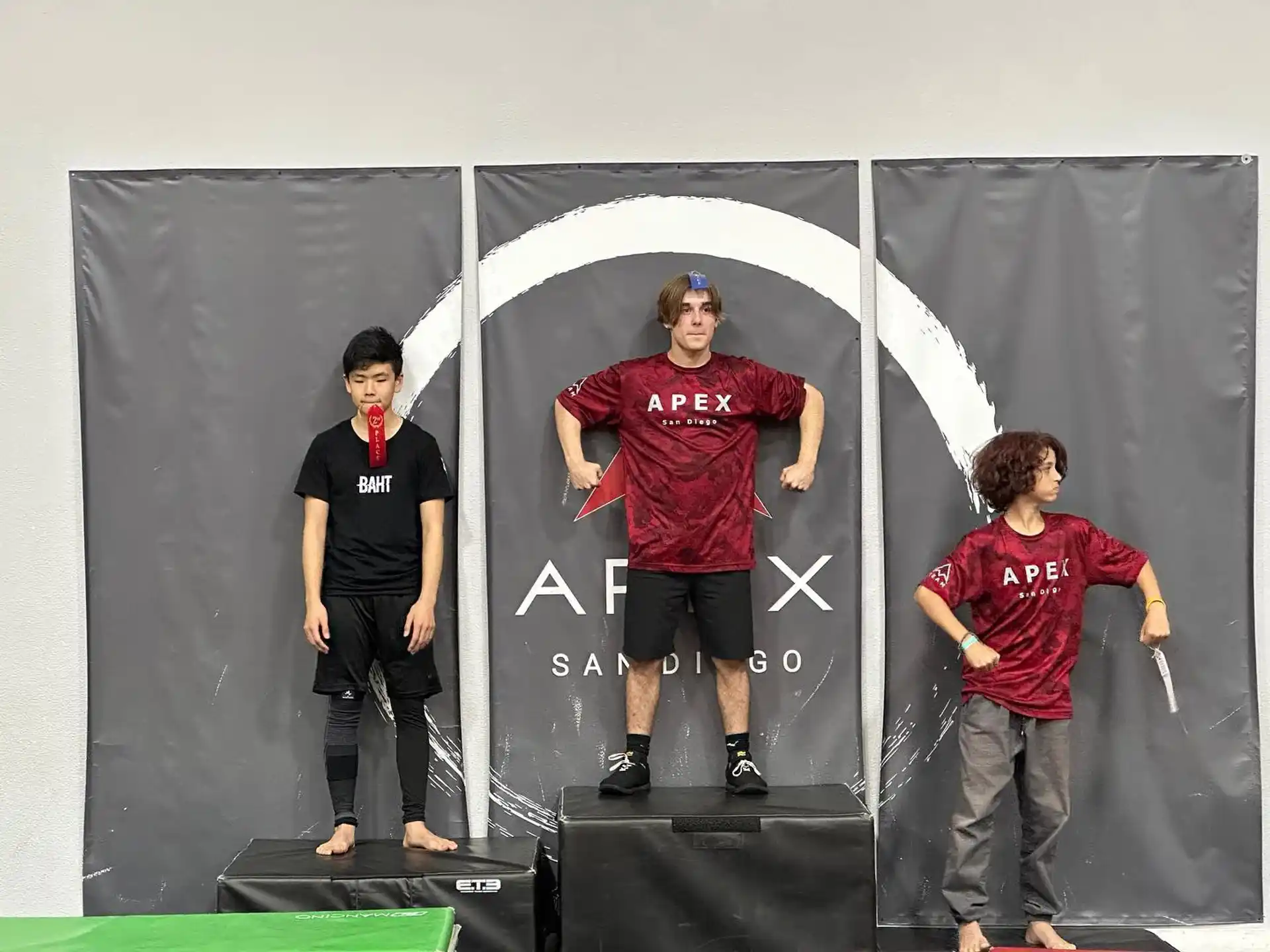 a group of men on a stage