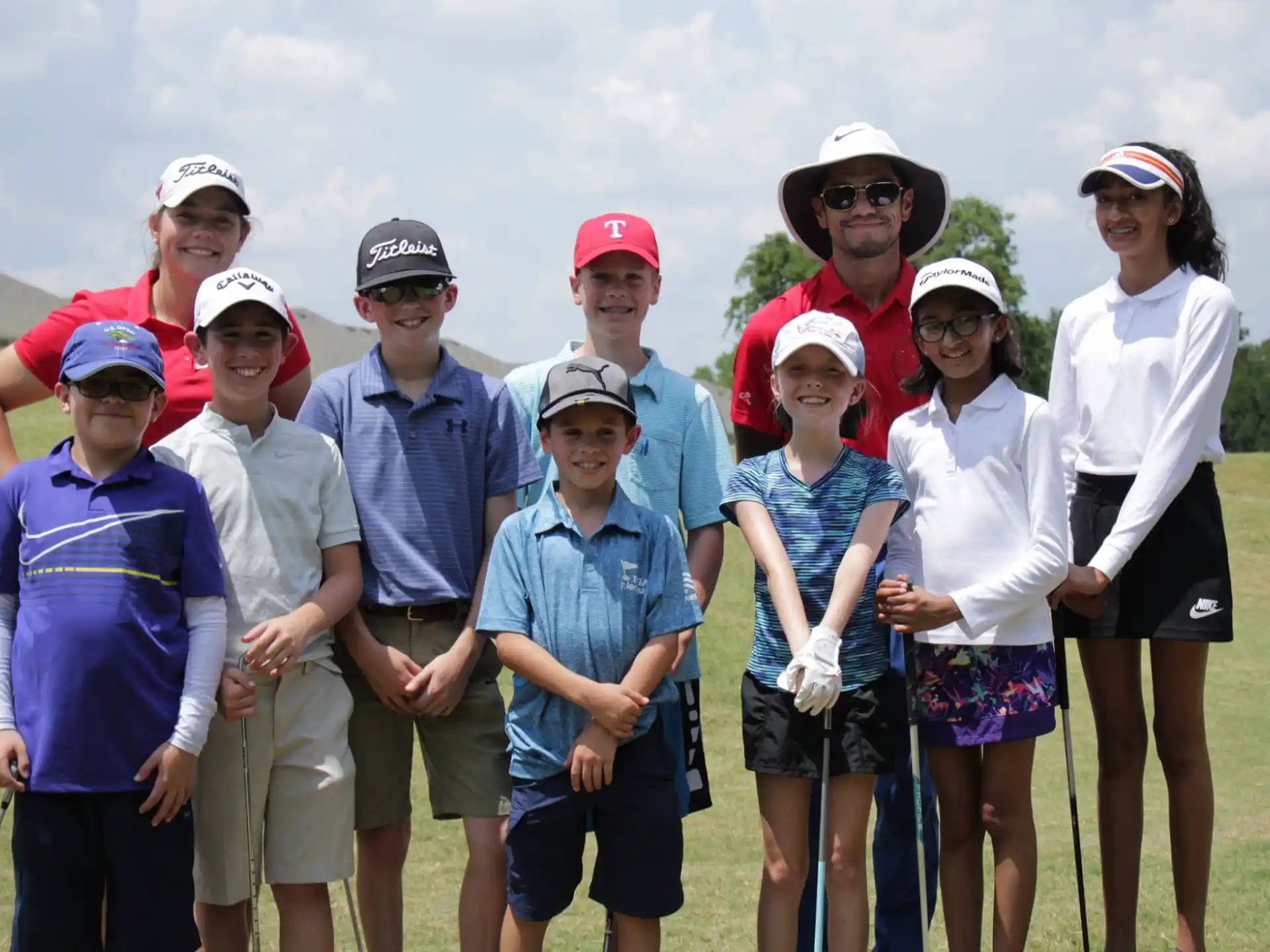 a group of people posing for a photo