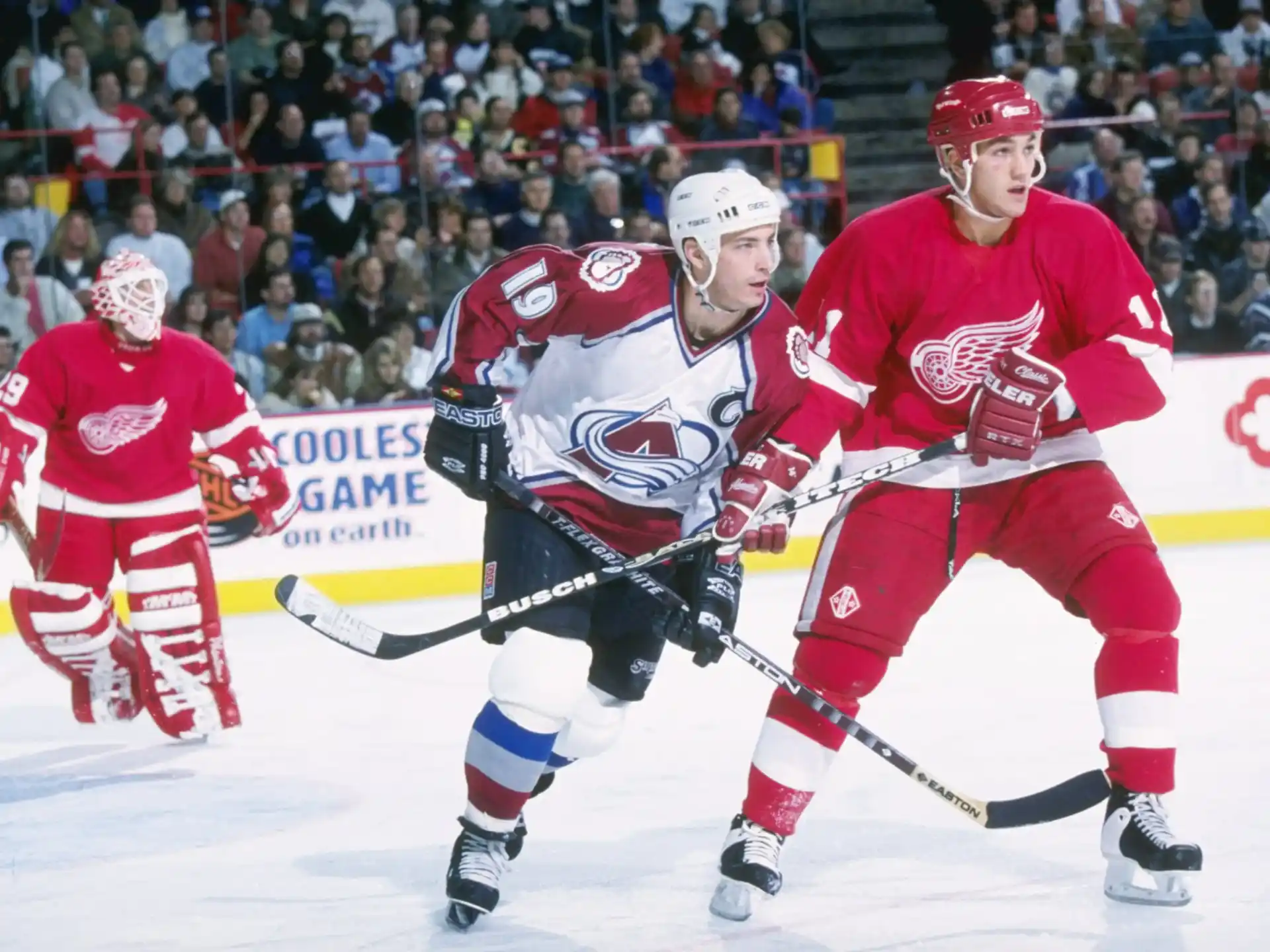 hockey players on ice