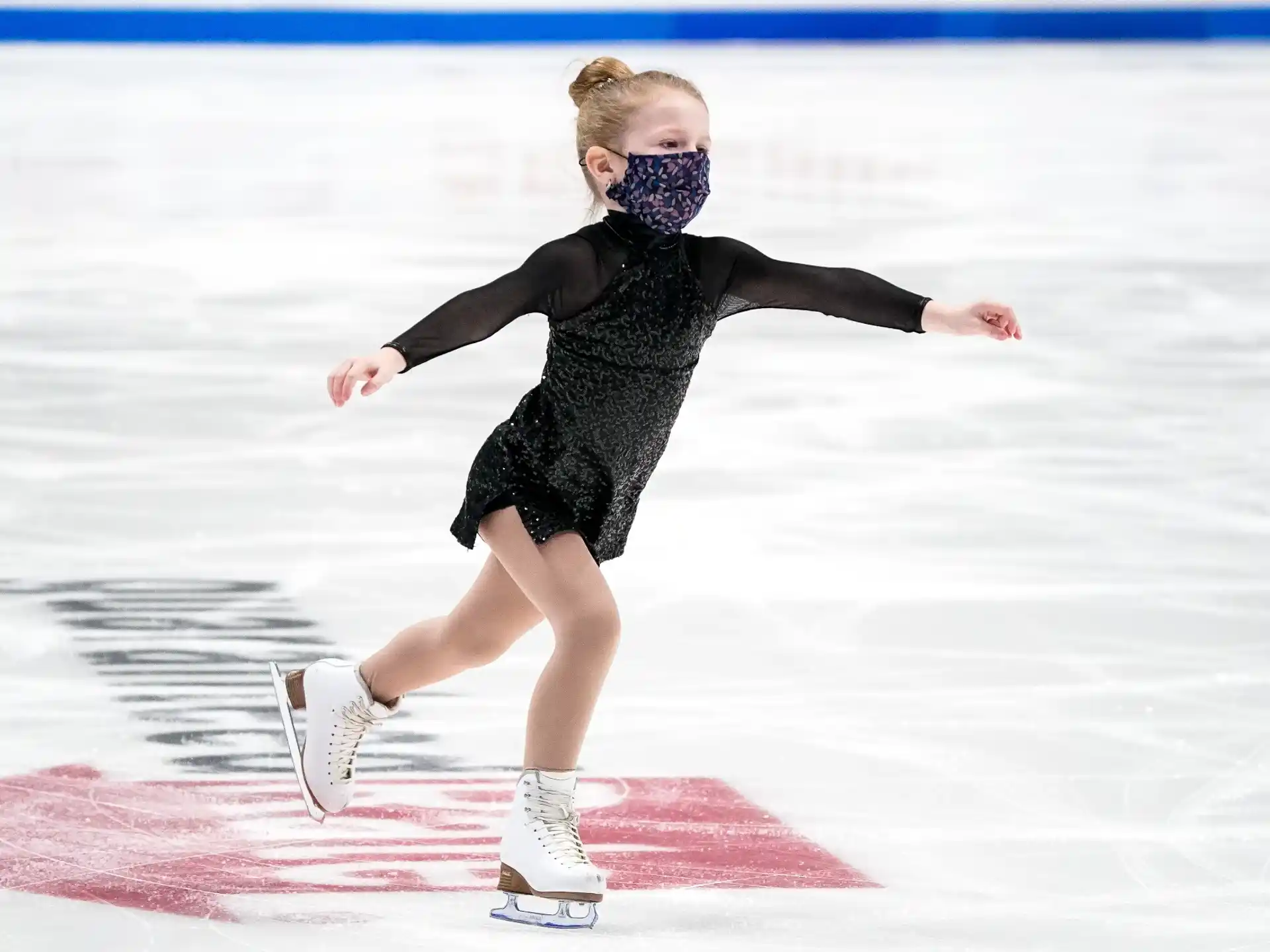 a person ice skating