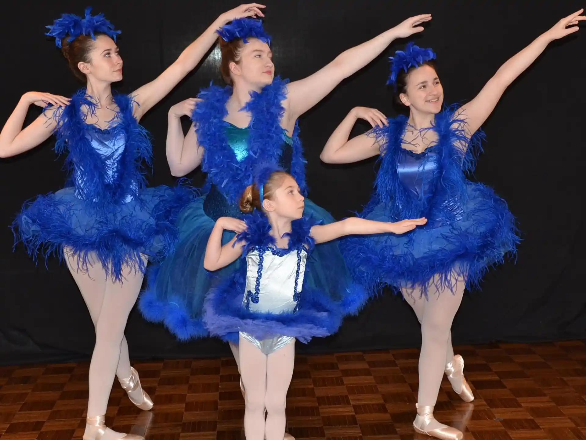 a group of women dancing