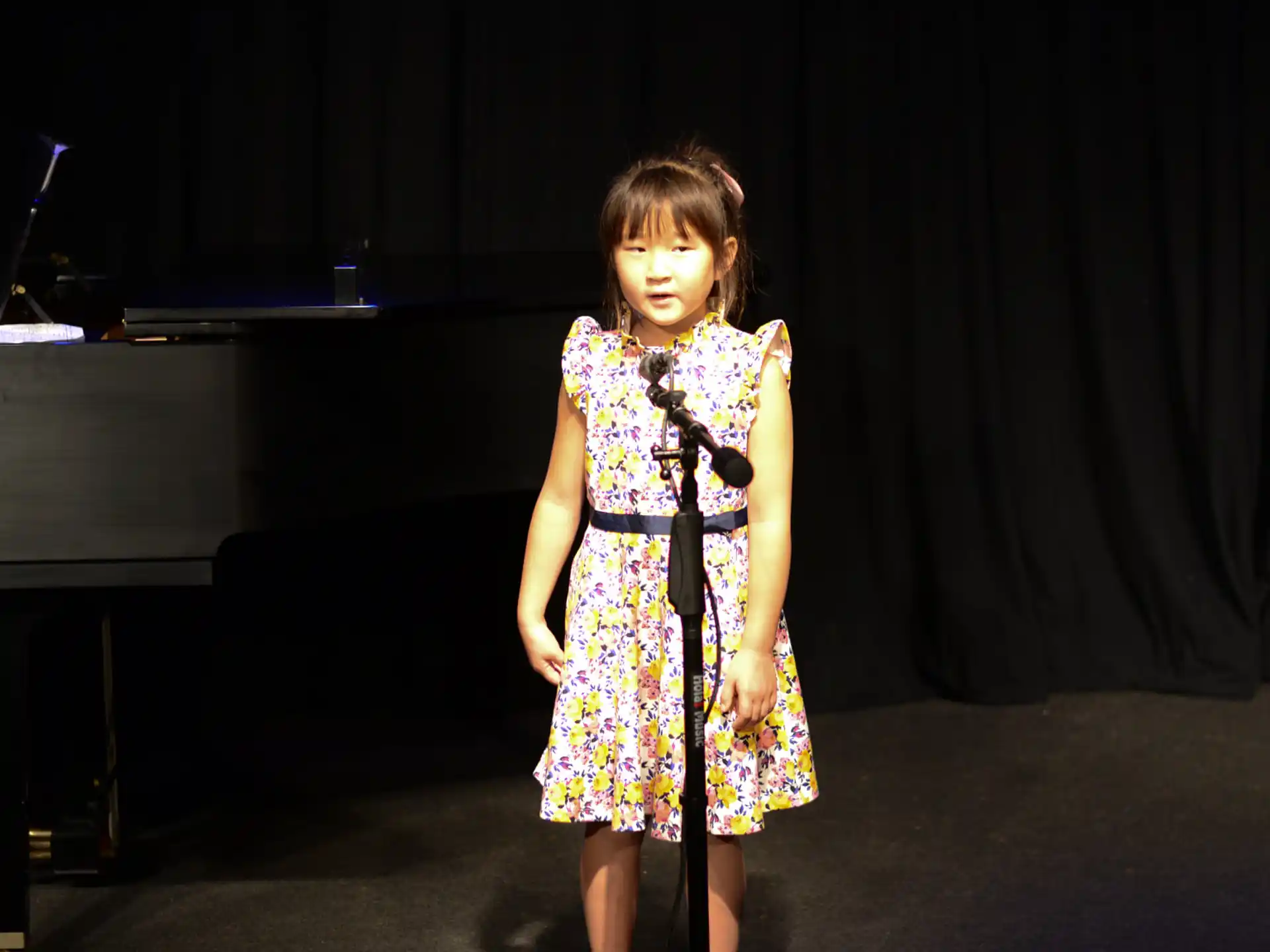 a girl wearing a dress