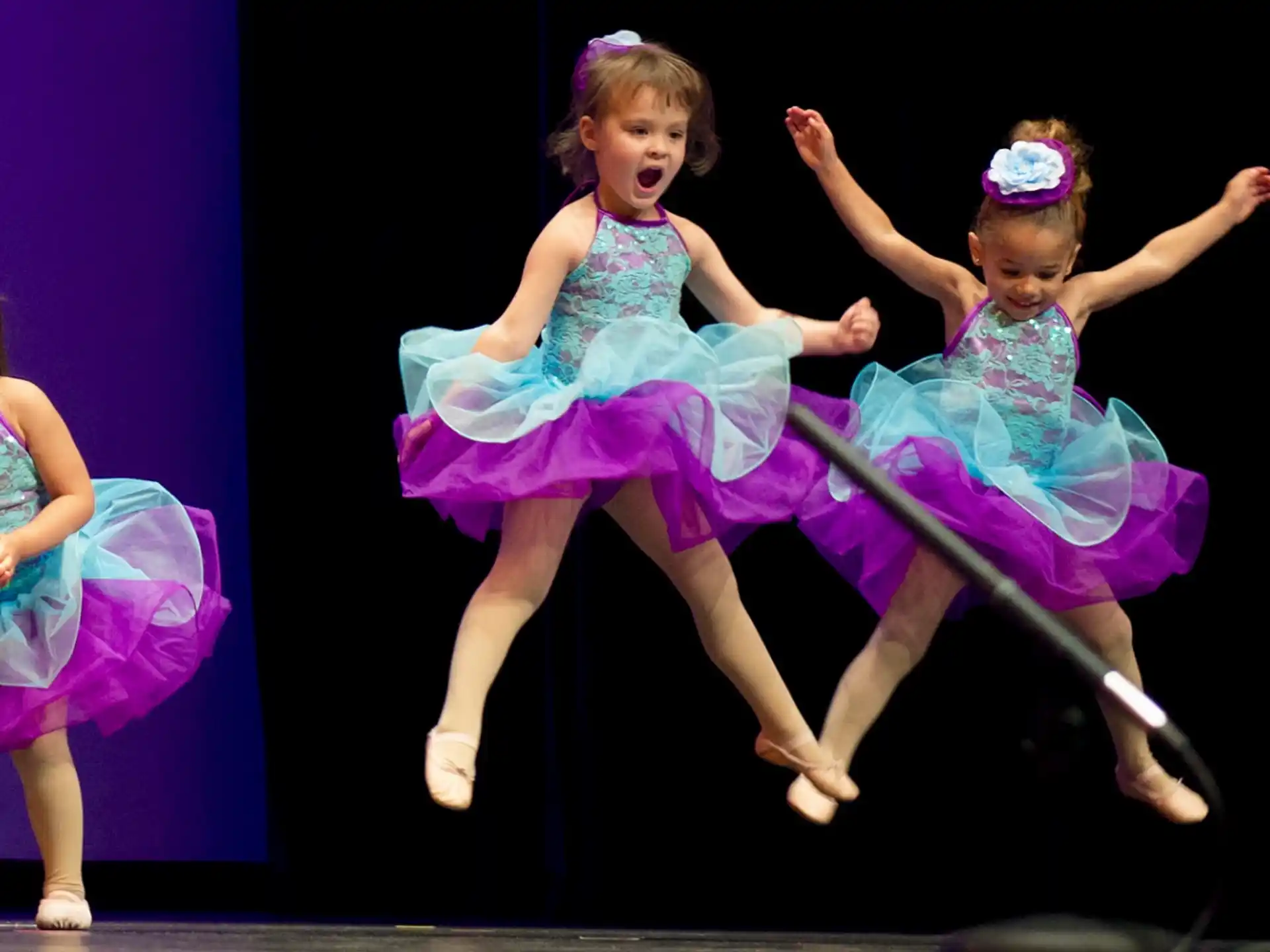 a group of girls dancing