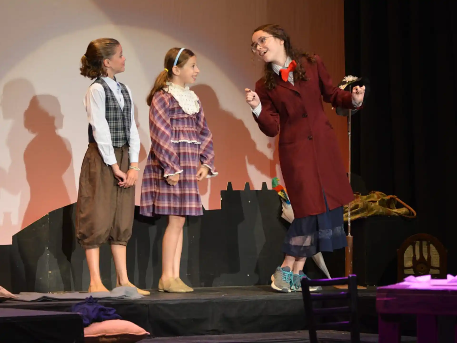 a group of people on a stage