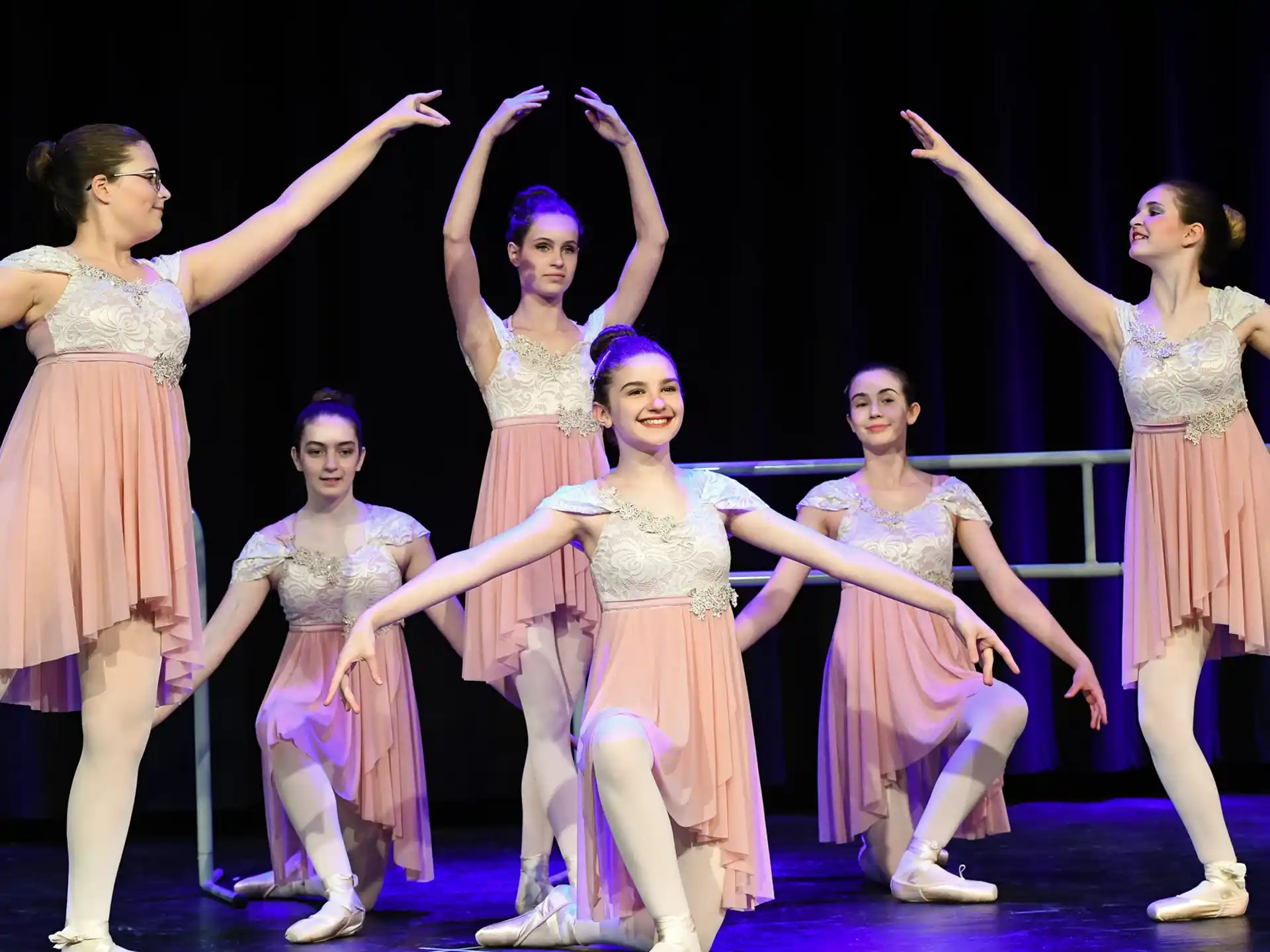 a group of women dancing