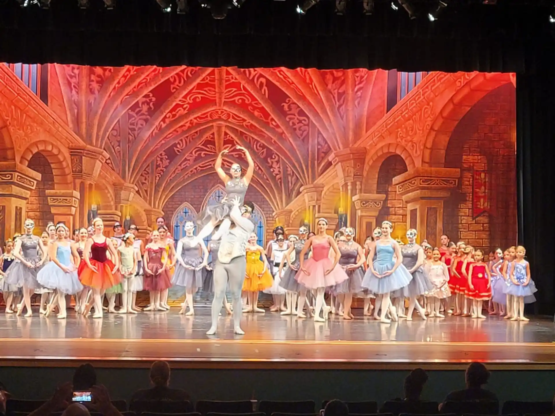 a group of people on a stage