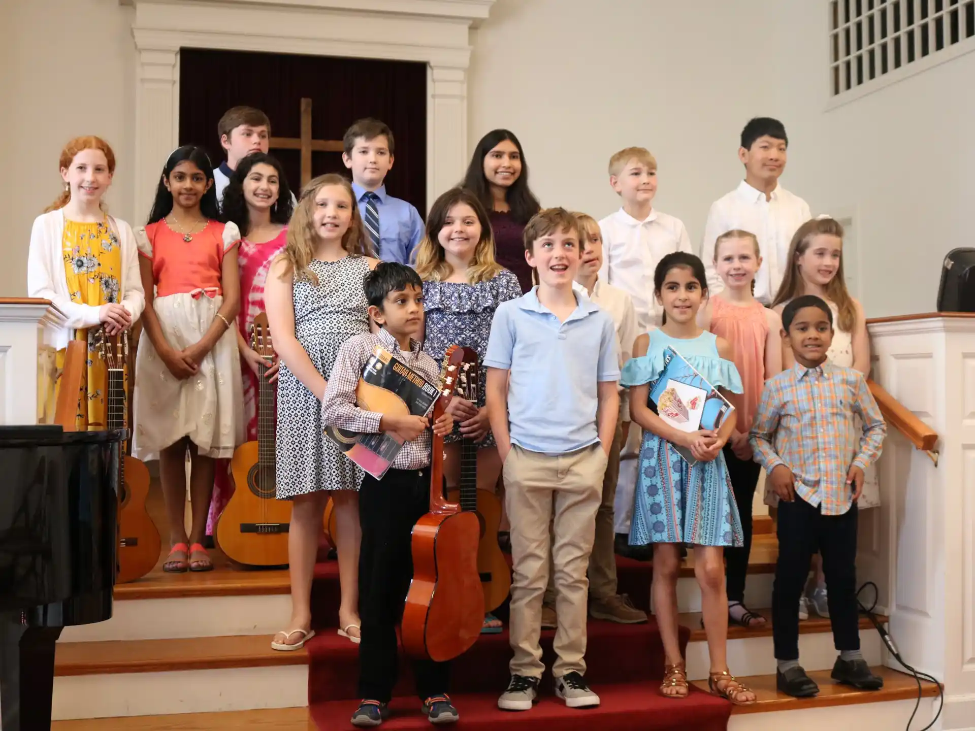 a group of people posing for a photo