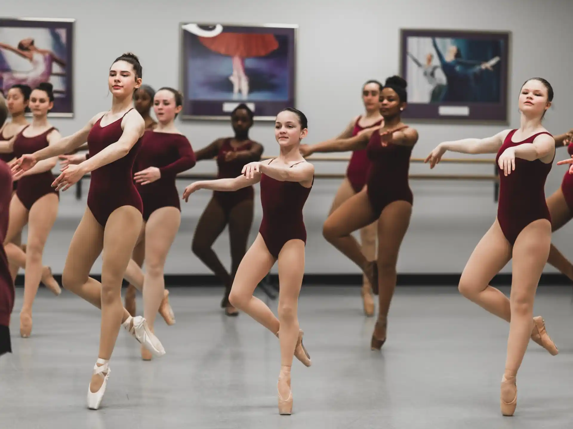 a group of women dancing