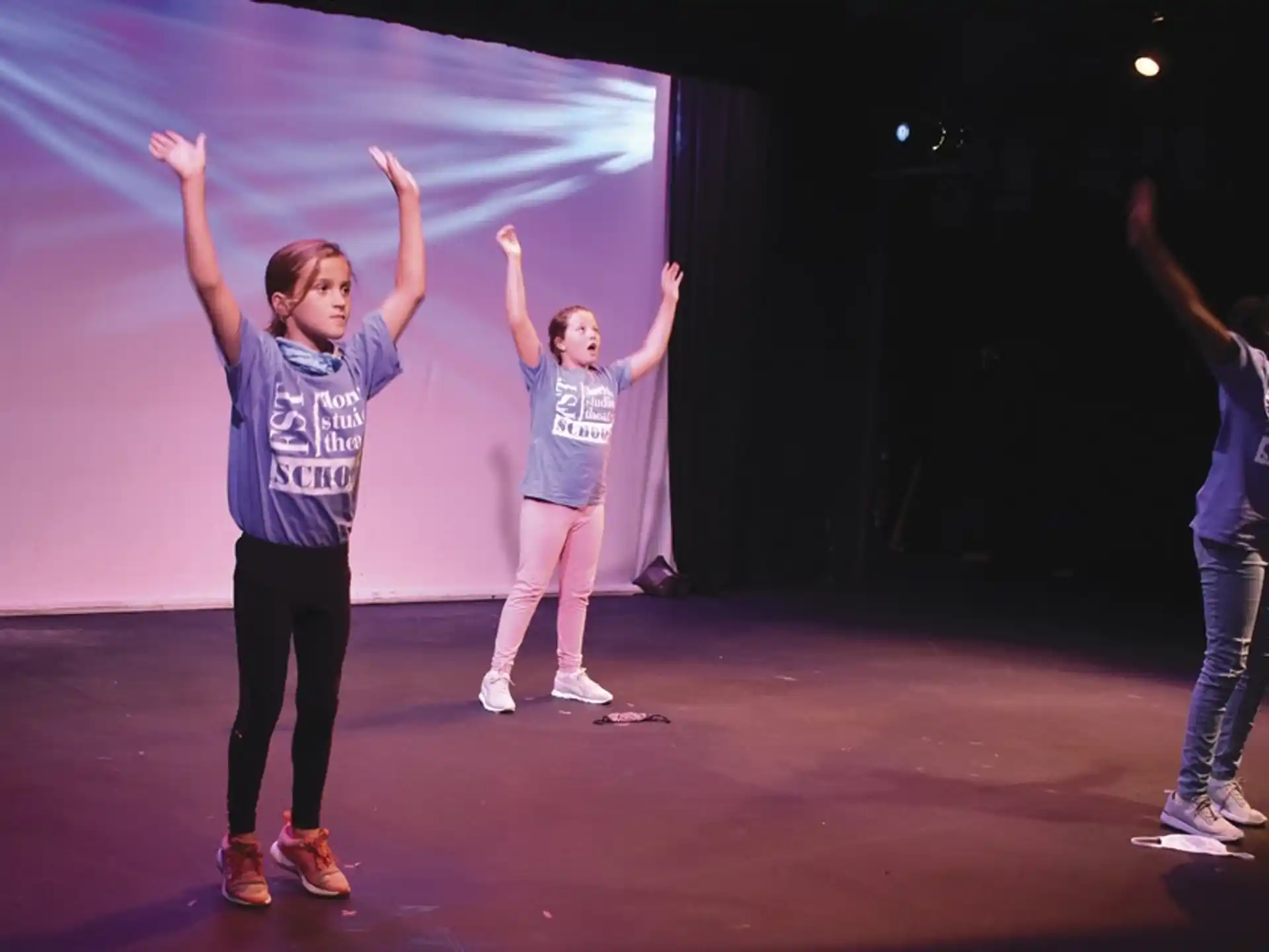 a group of girls dancing