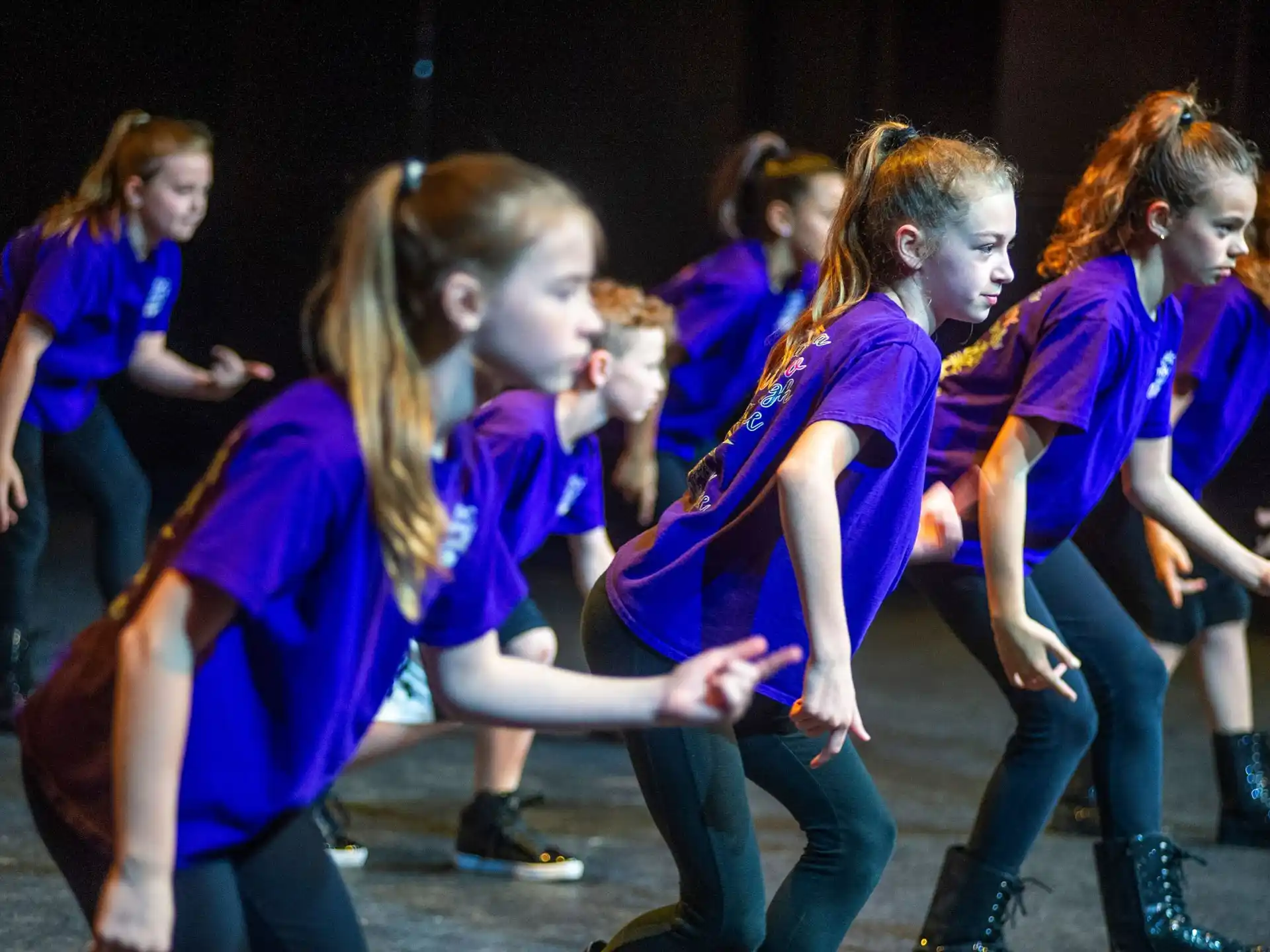a group of women dancing