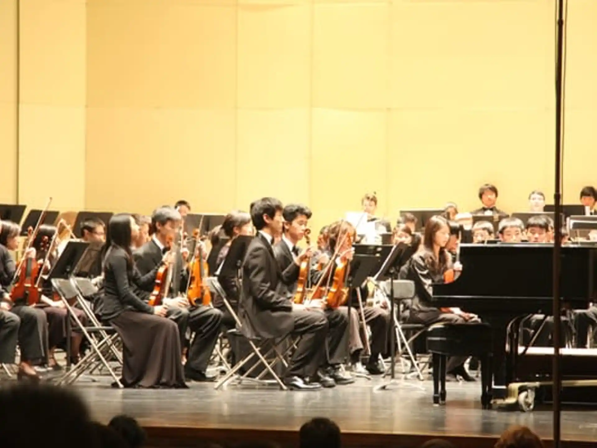 a group of people playing instruments