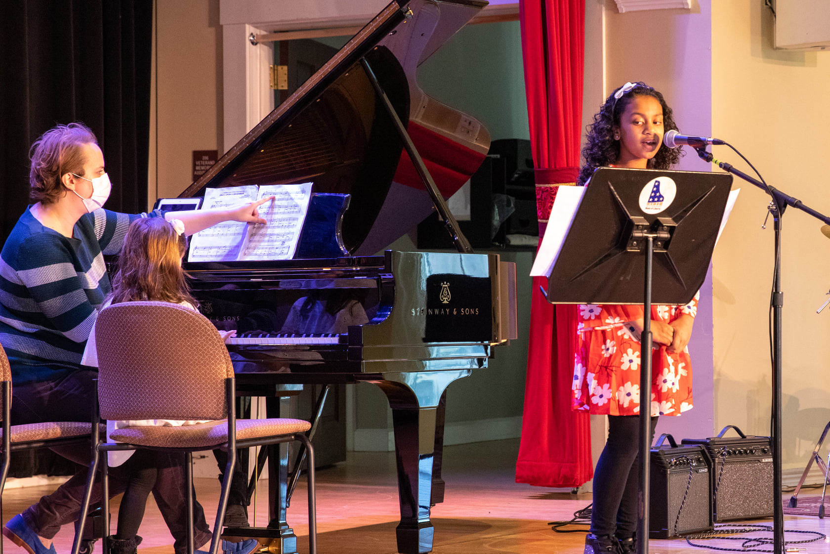 a person playing the piano