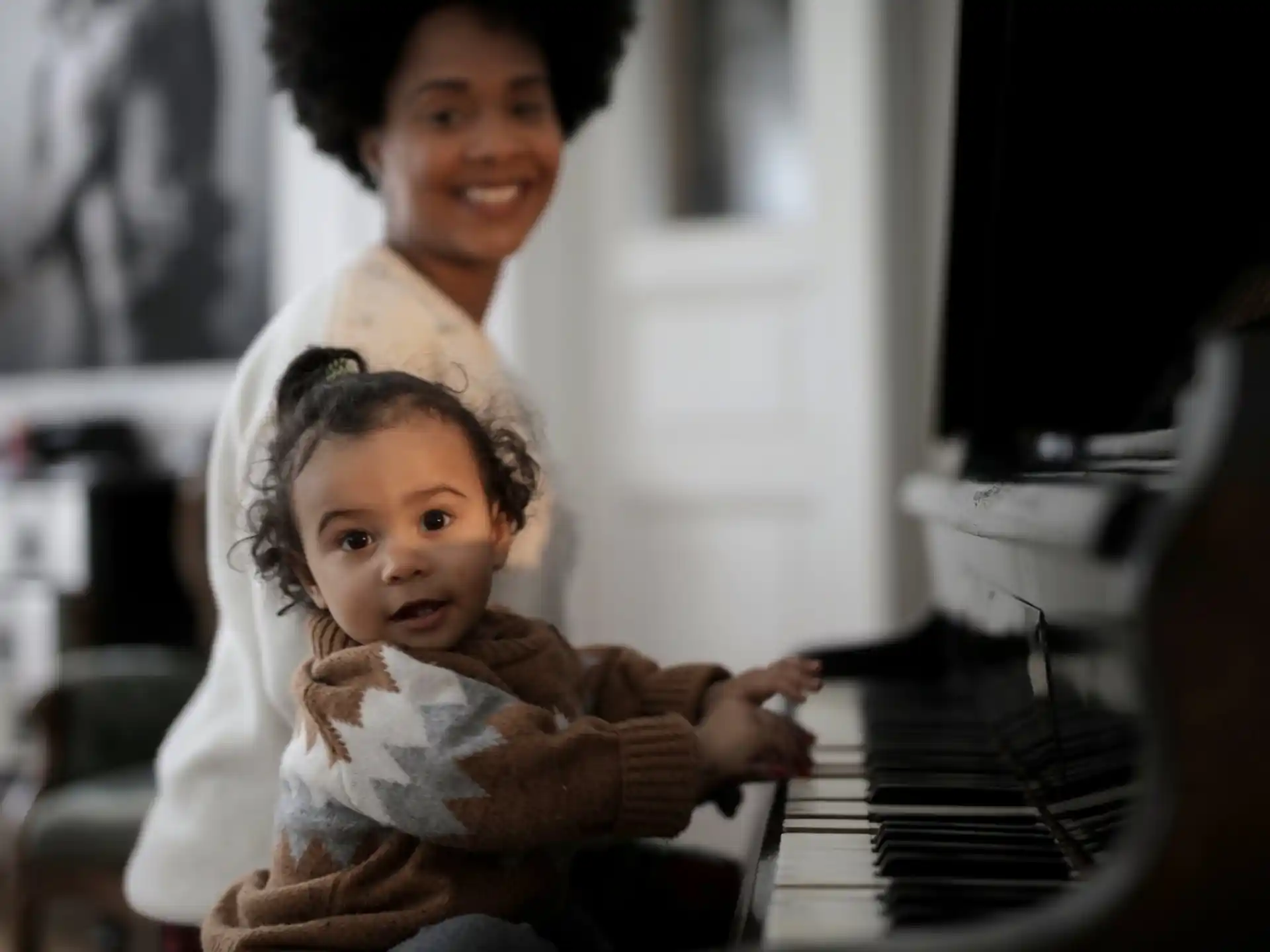 a person holding a baby