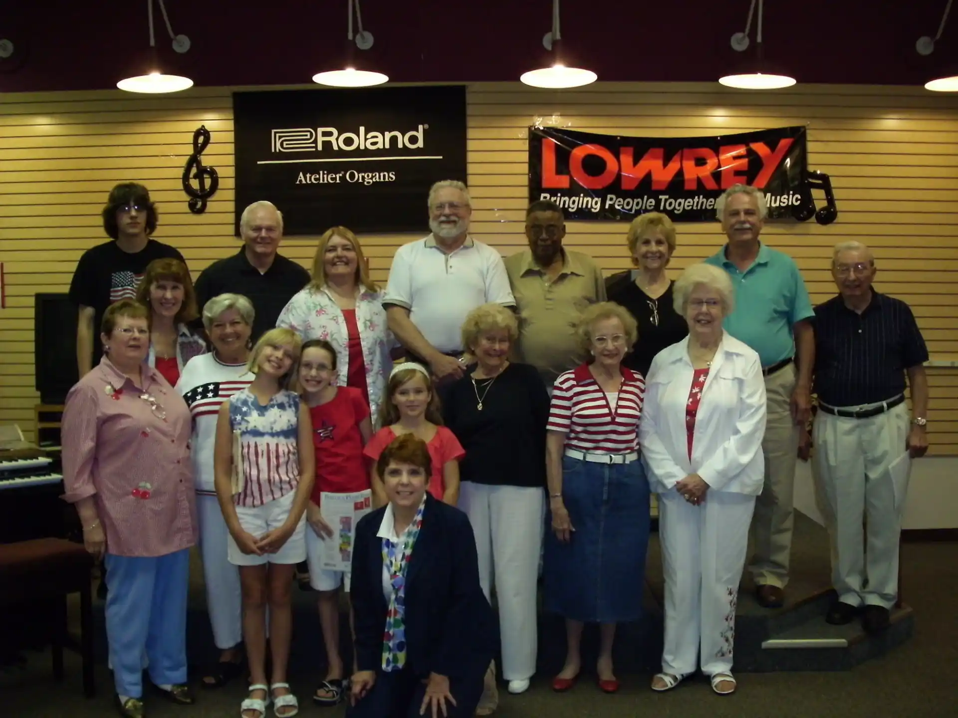 a group of people posing for a photo