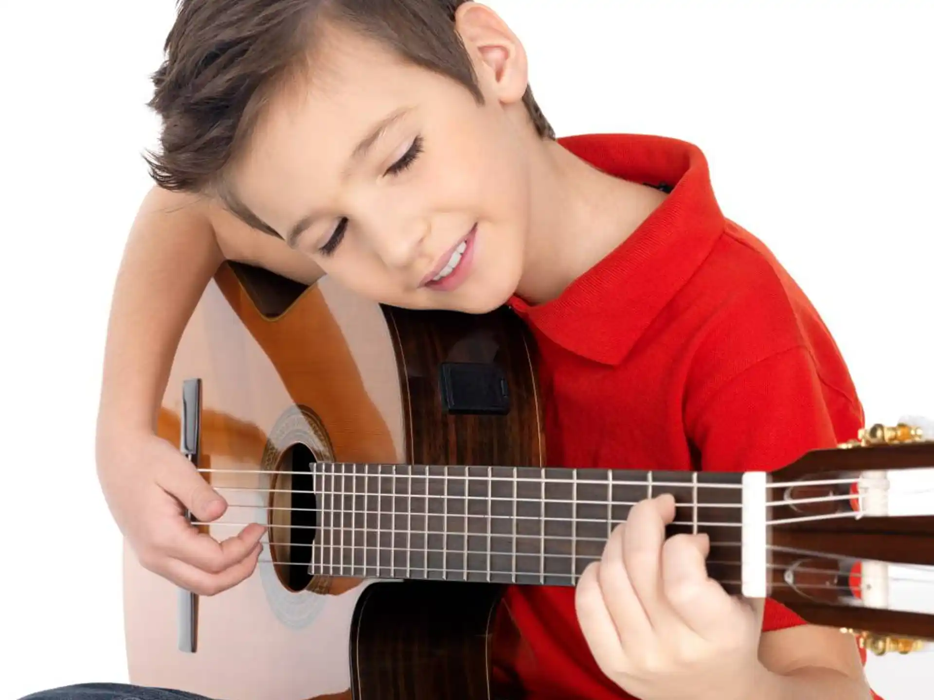 a person playing a guitar