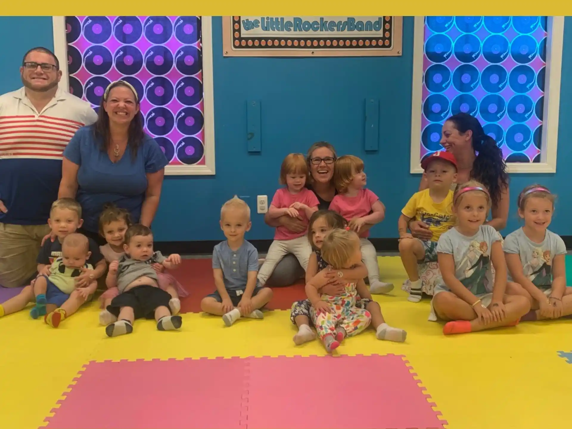 a group of children posing for a photo