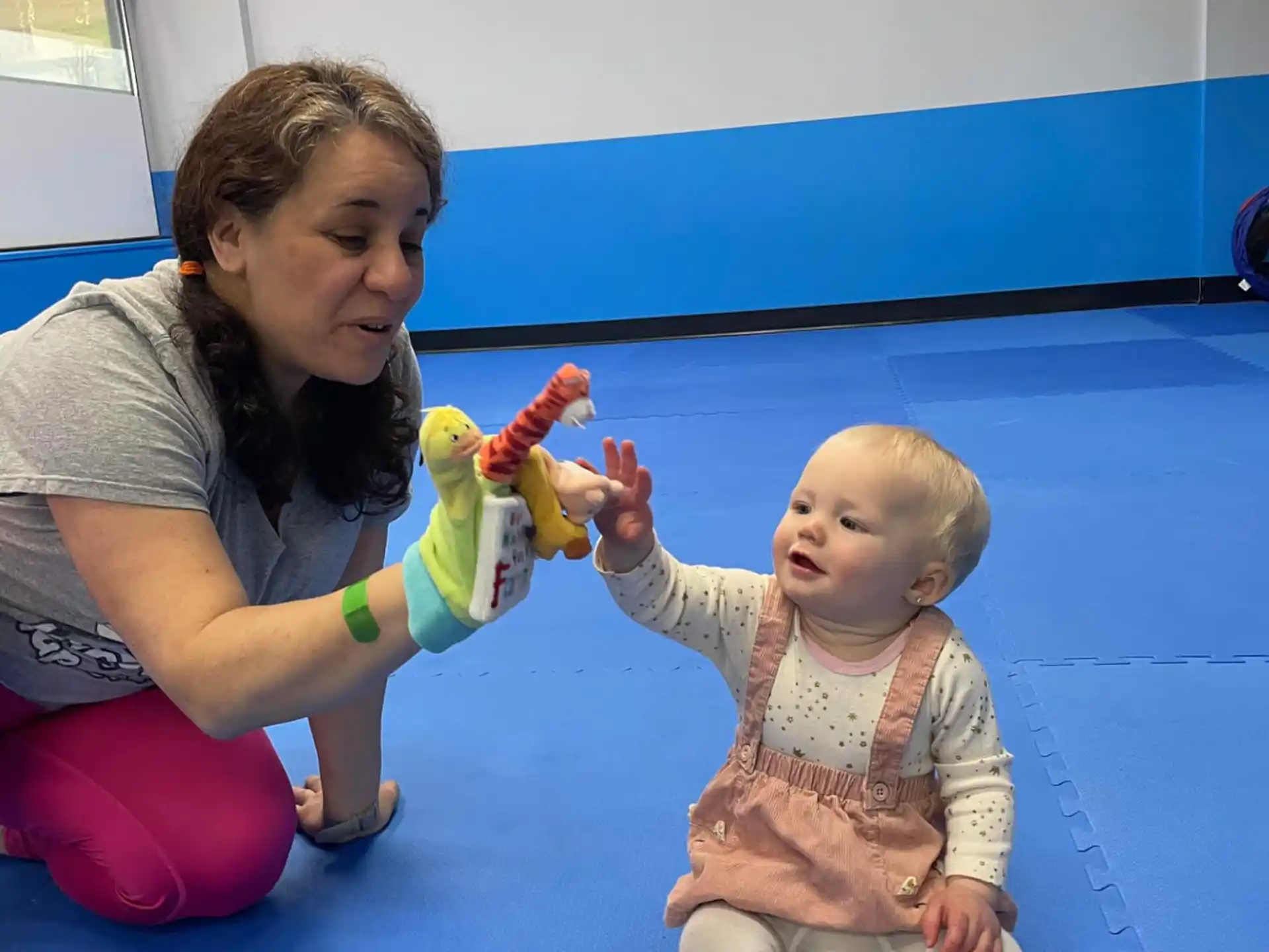 a person and a baby