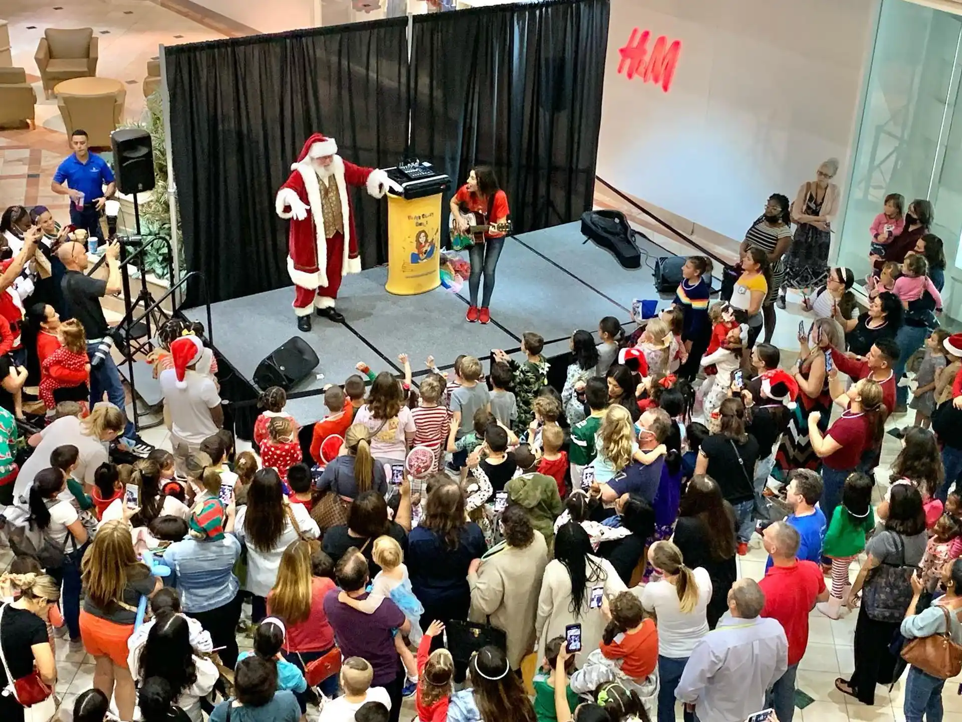 a group of people on stage