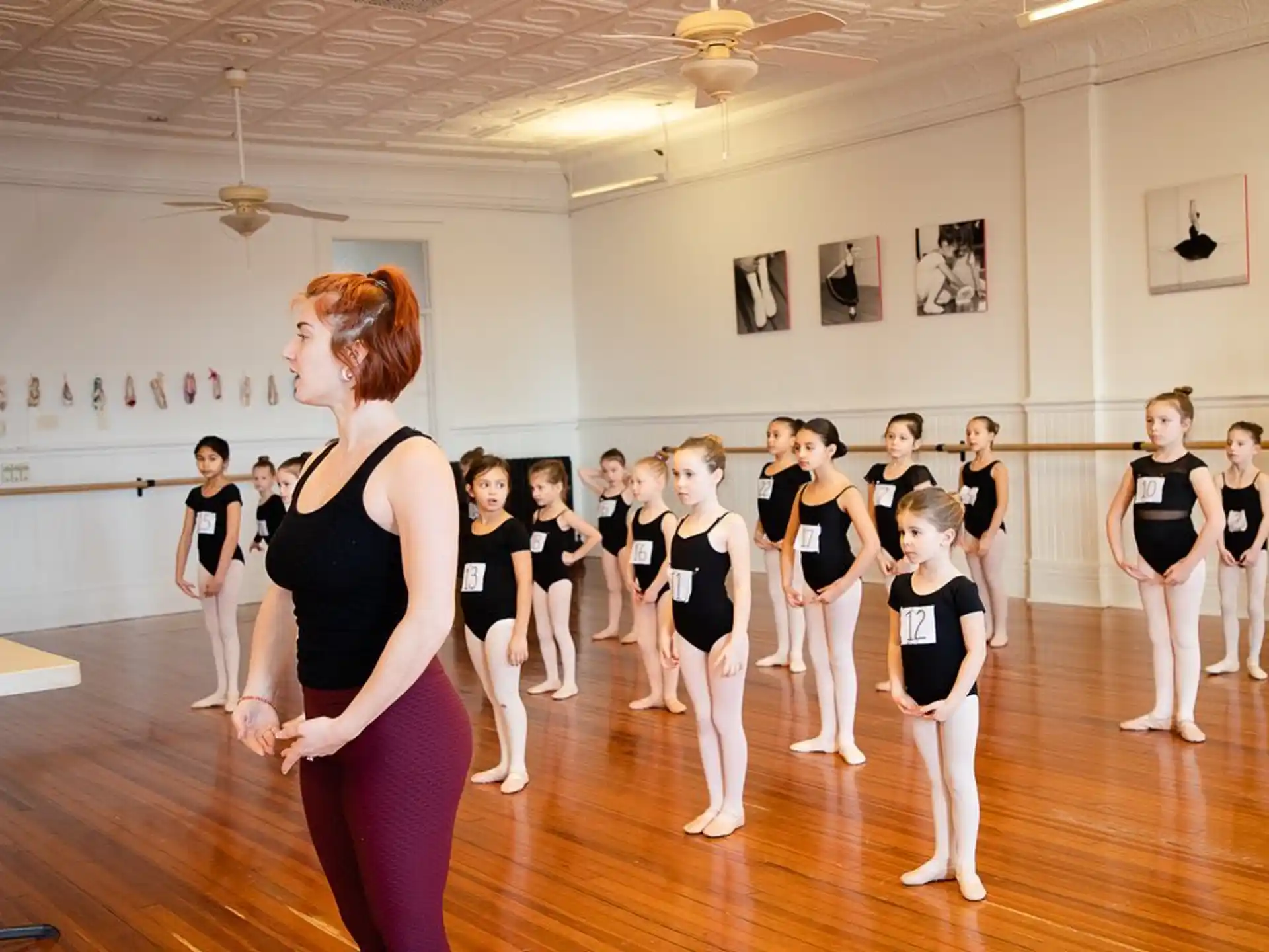 a group of women in a room