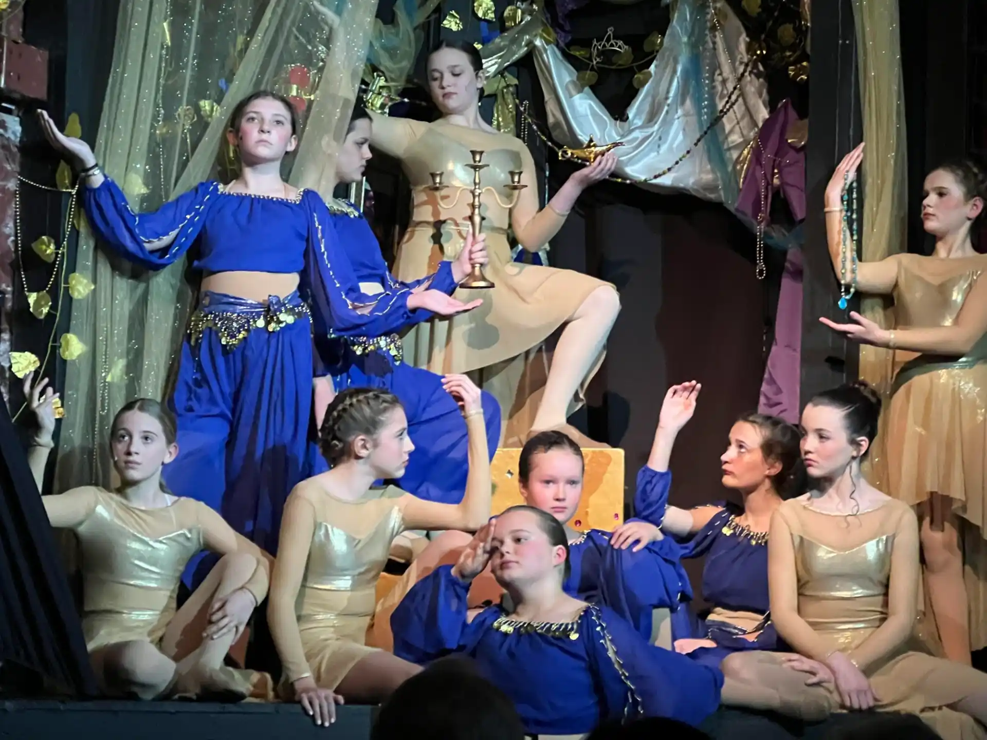 a group of people on a stage