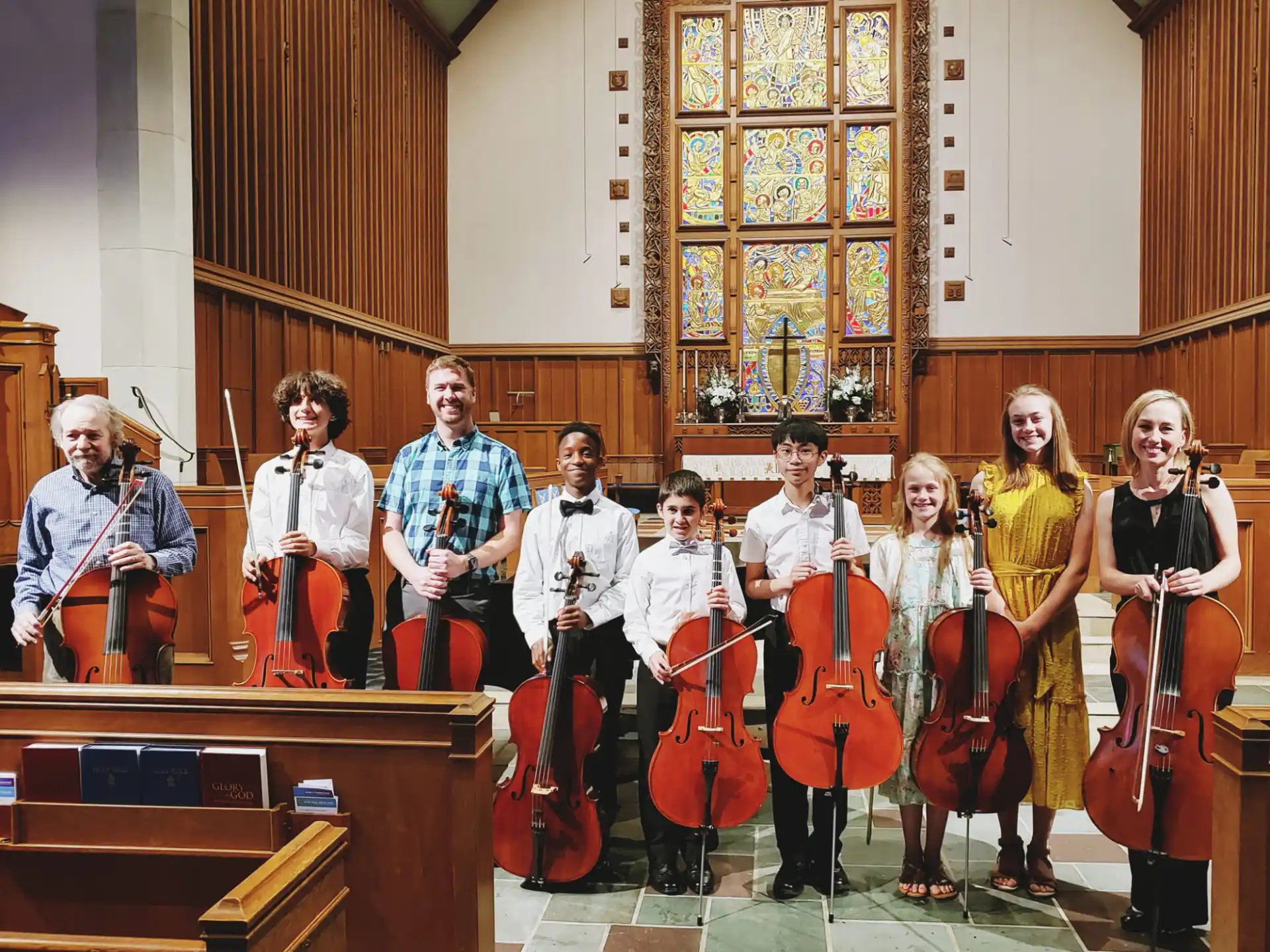 a group of people in clothing