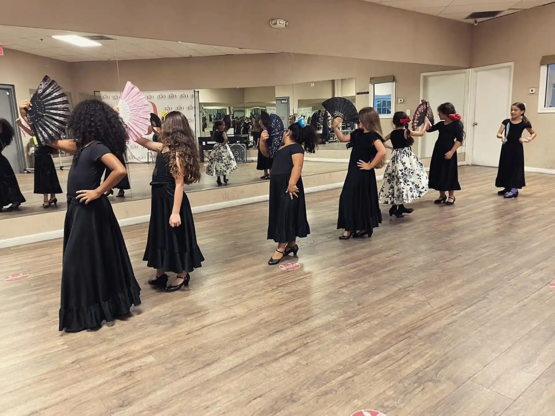 a group of women dancing