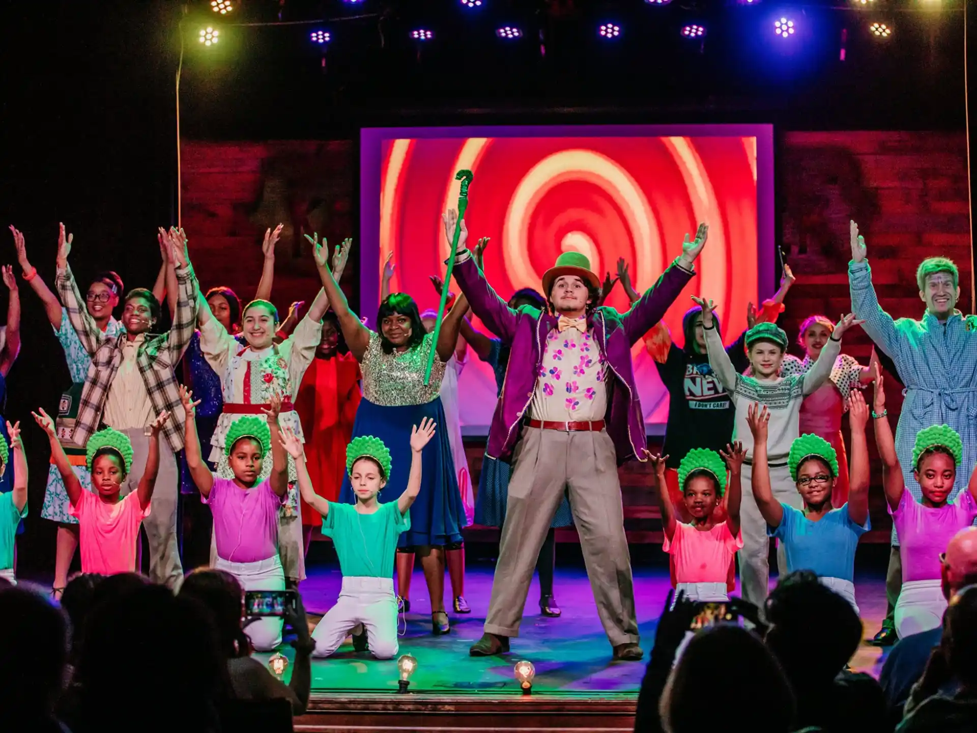 a group of people on a stage