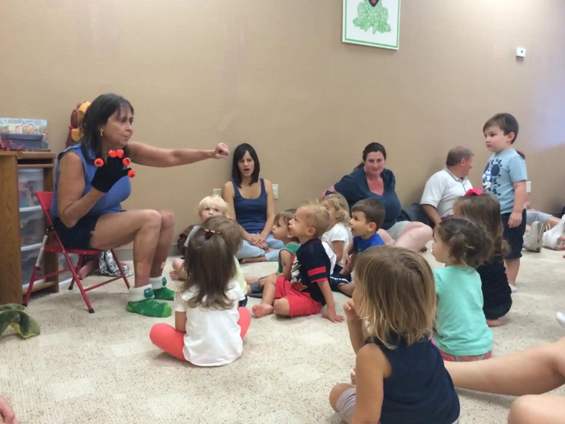a group of children sitting in a circle