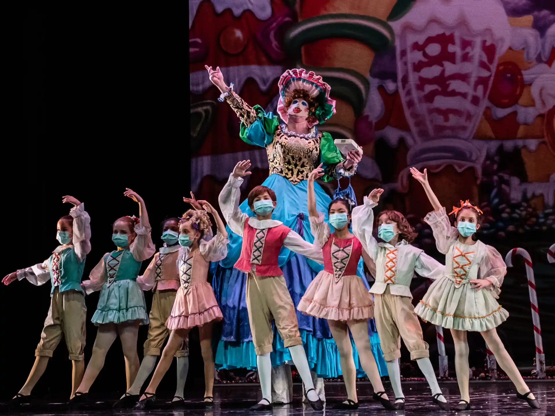 a group of people on a stage