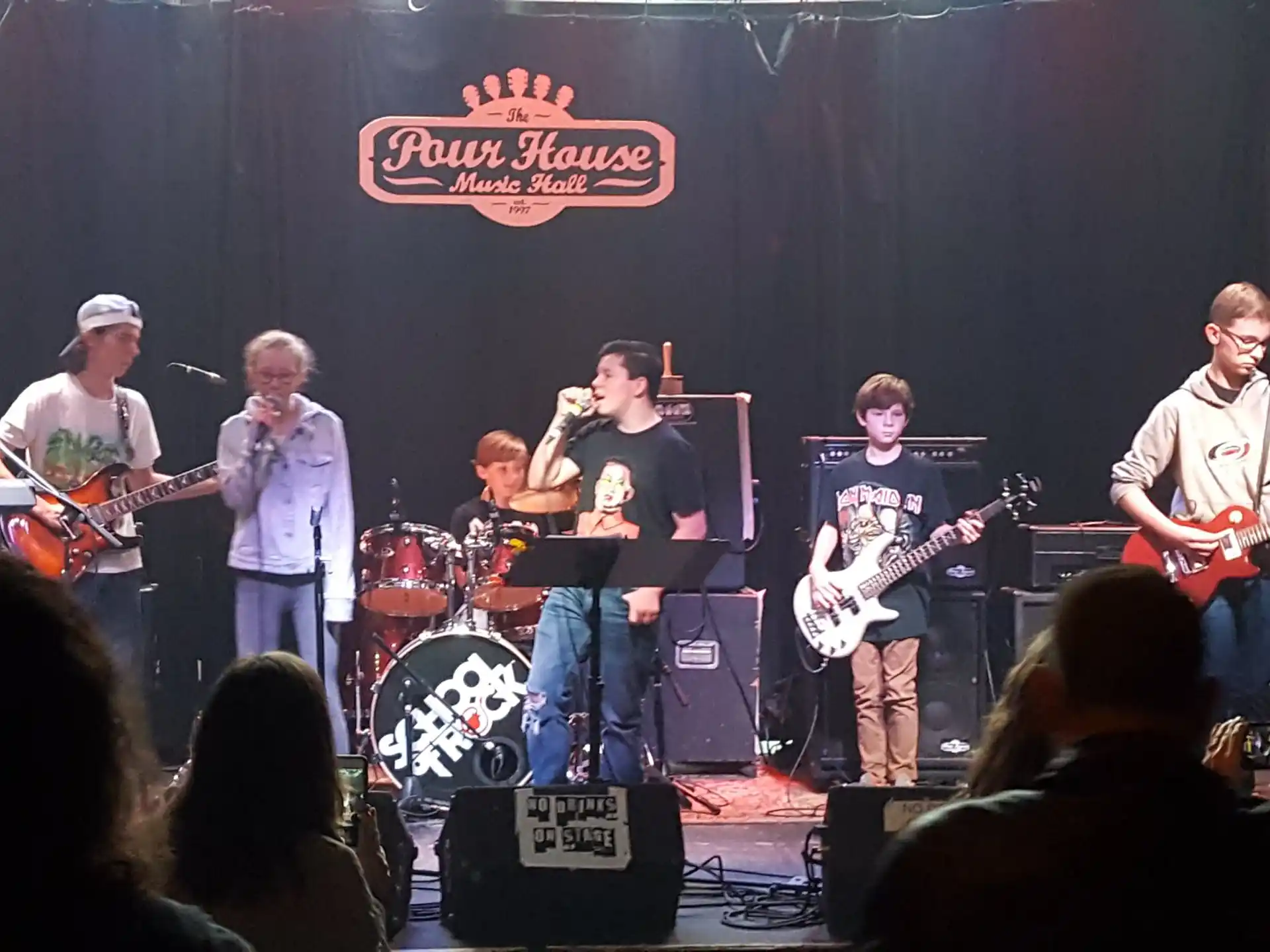 a group of people on a stage