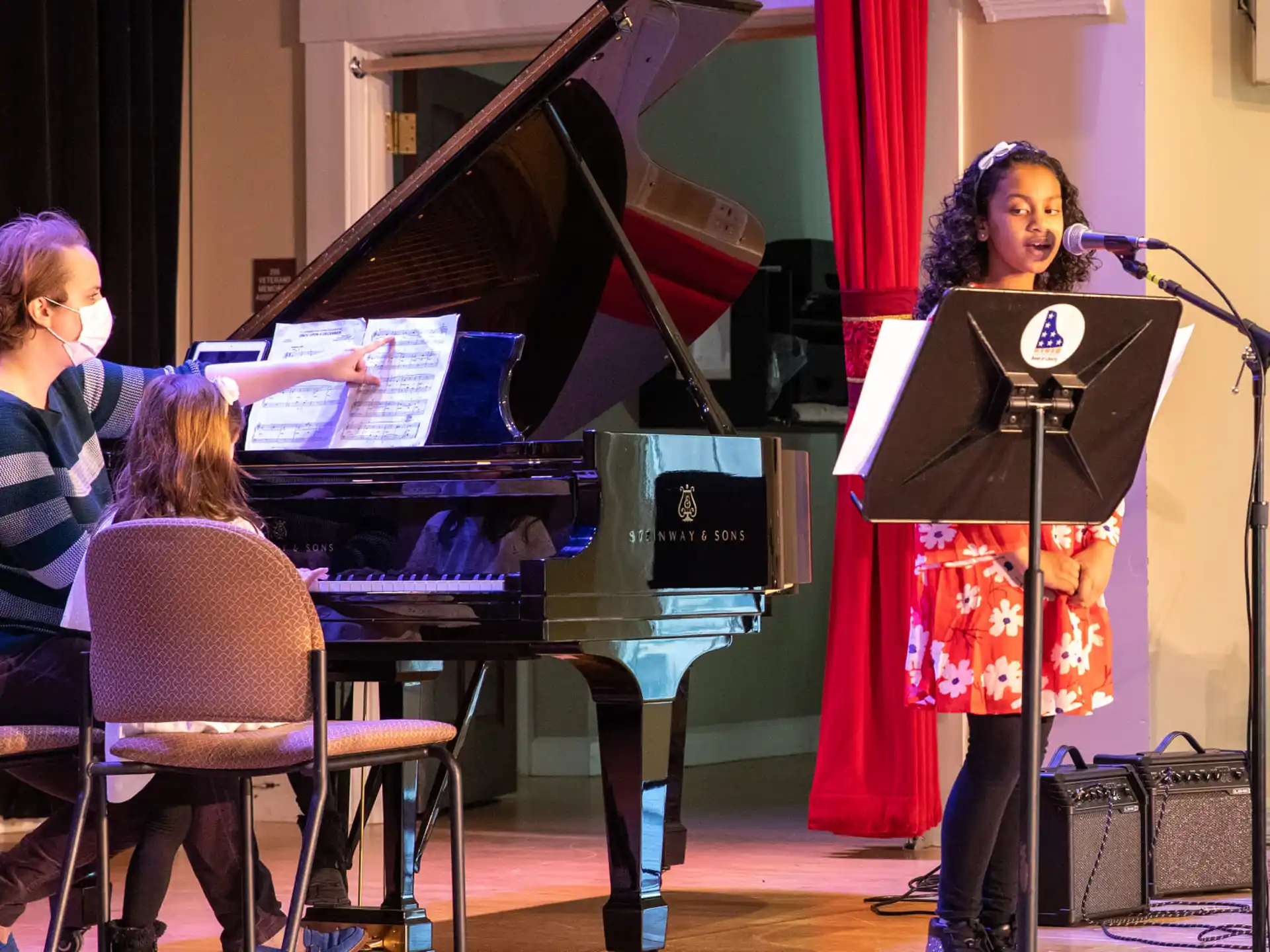 a person playing the piano