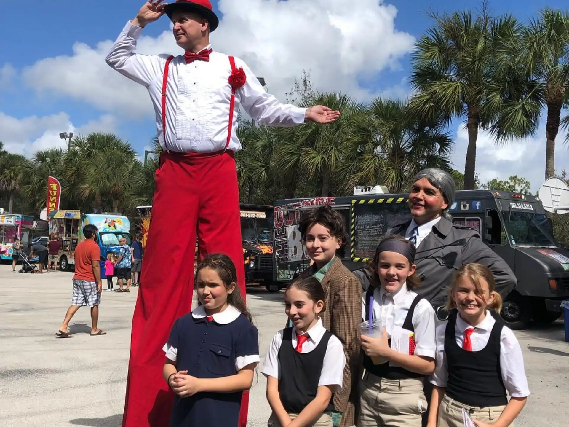 a group of people posing for a photo