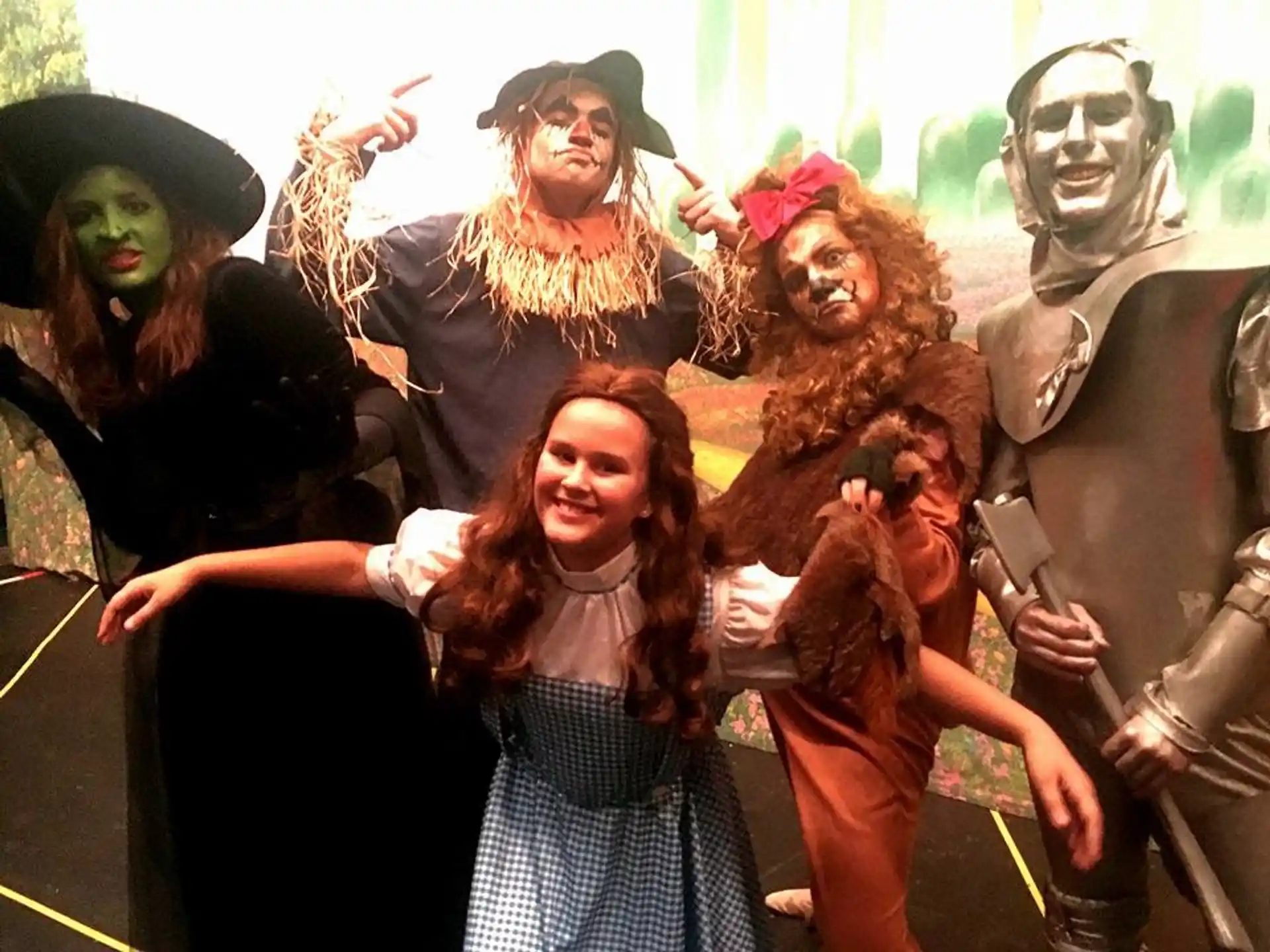 a group of people wearing clothing
