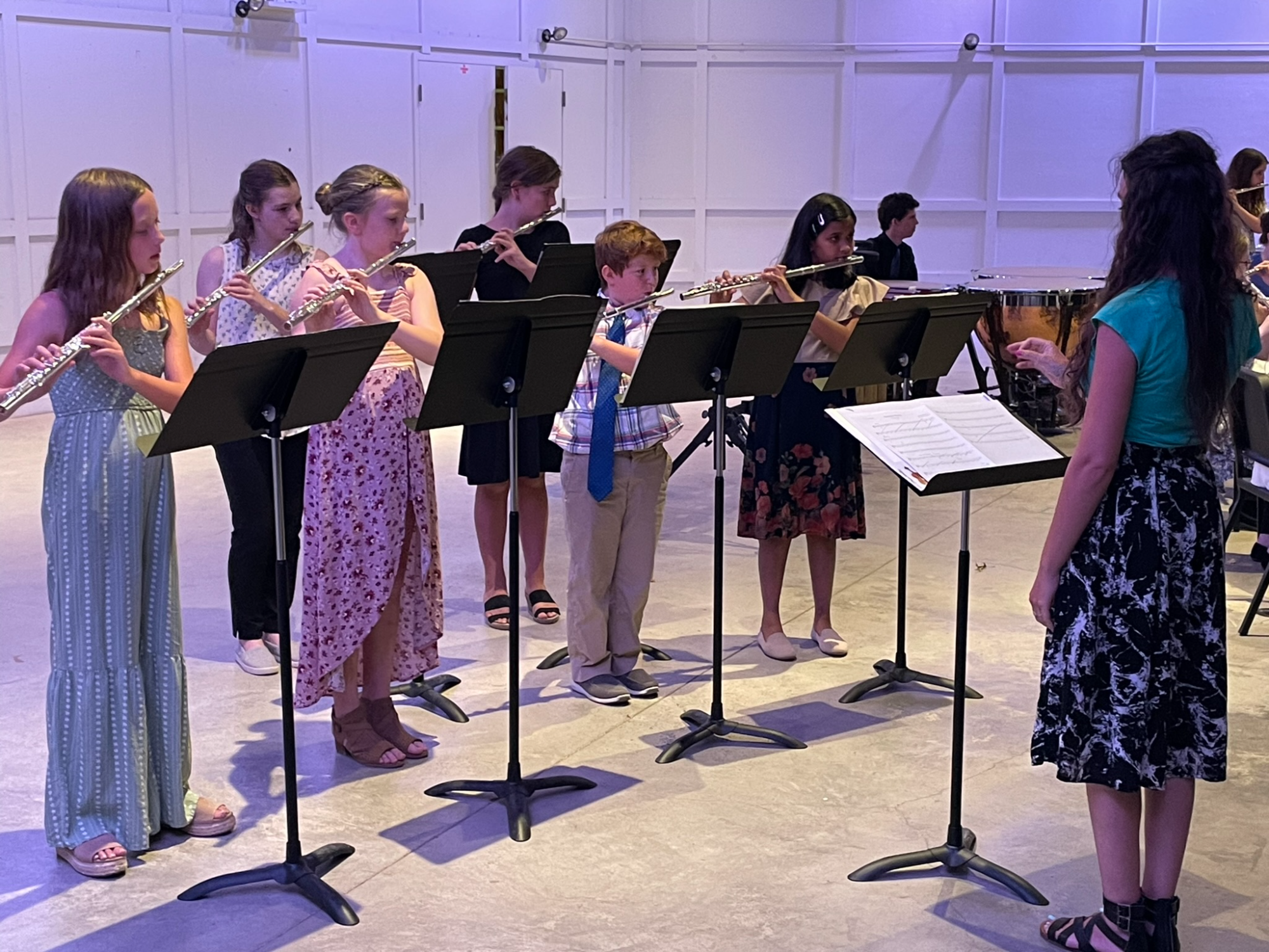 a group of people playing instruments