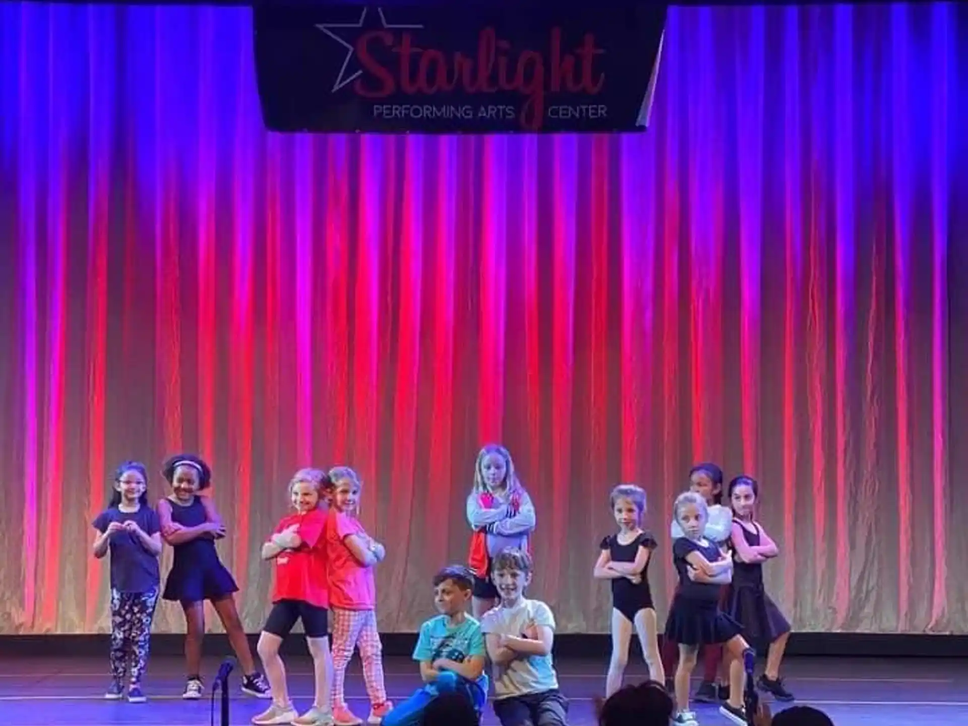 a group of people on a stage