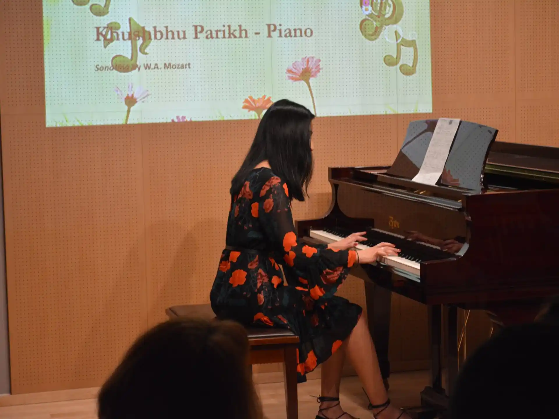 a person playing a piano