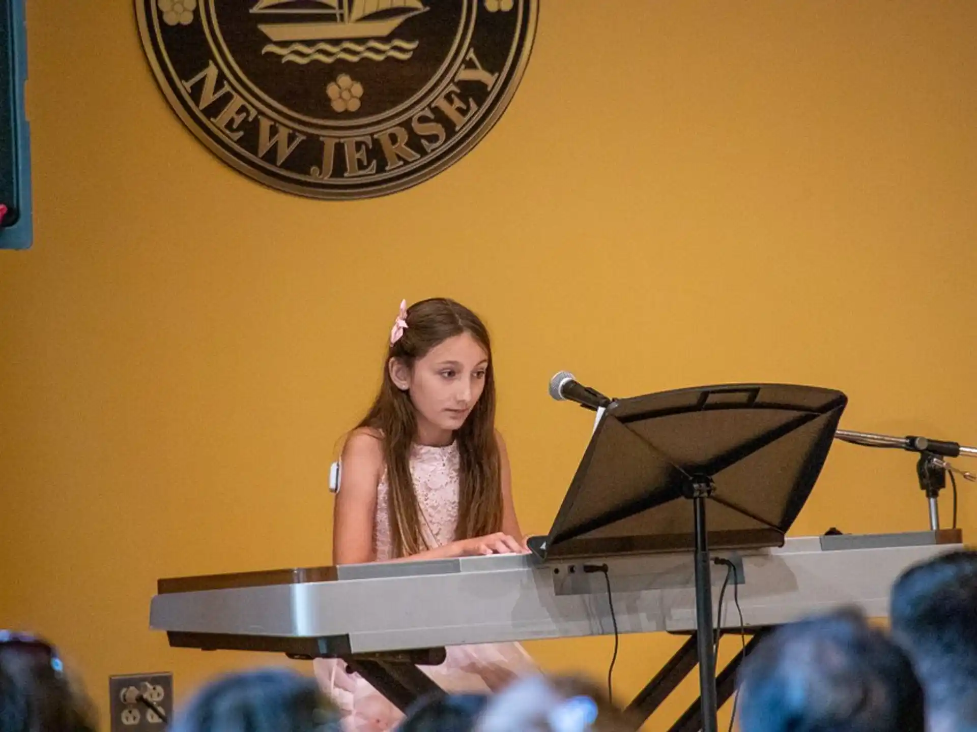 a person playing the piano
