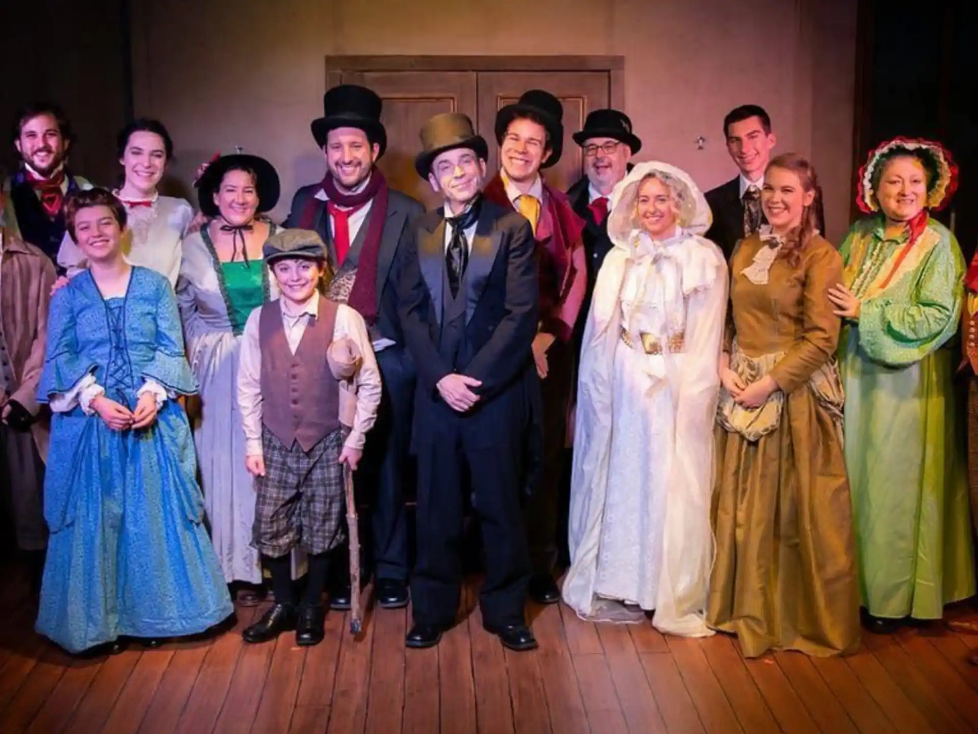 a group of people posing for a photo