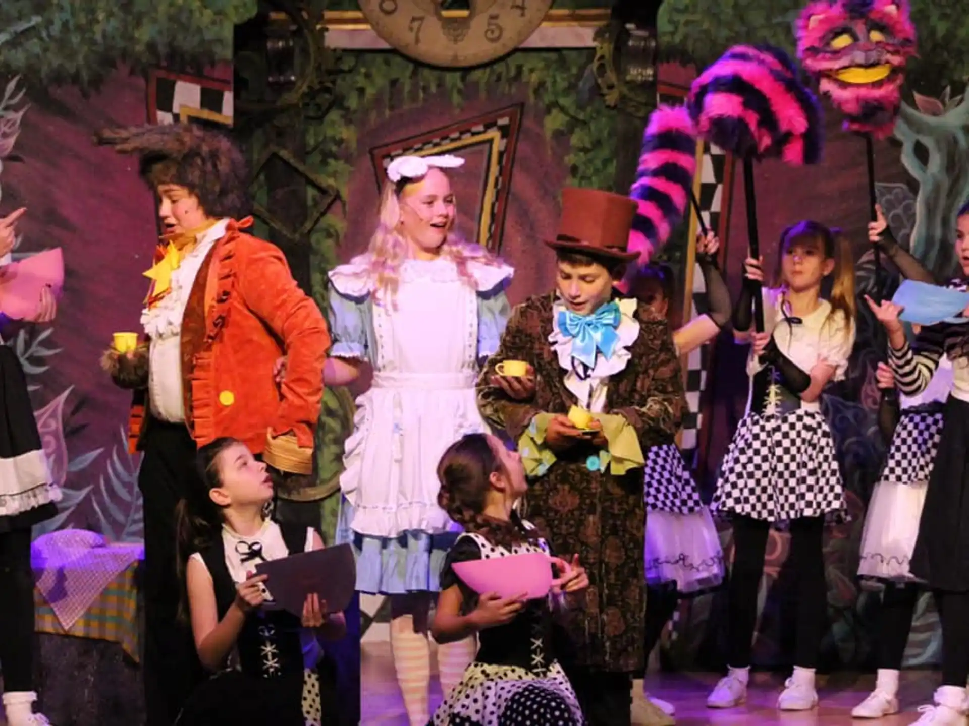 a group of people dressed up in clothing
