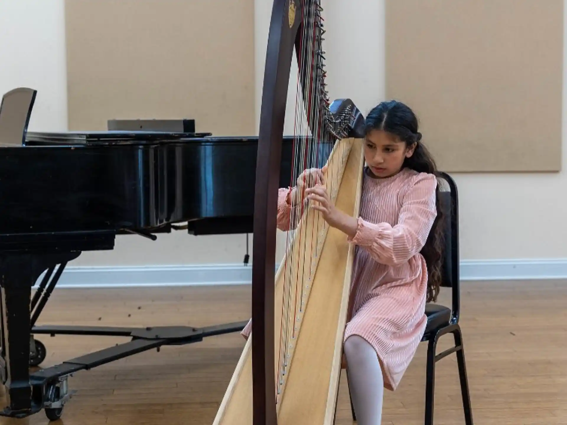 a person playing a piano