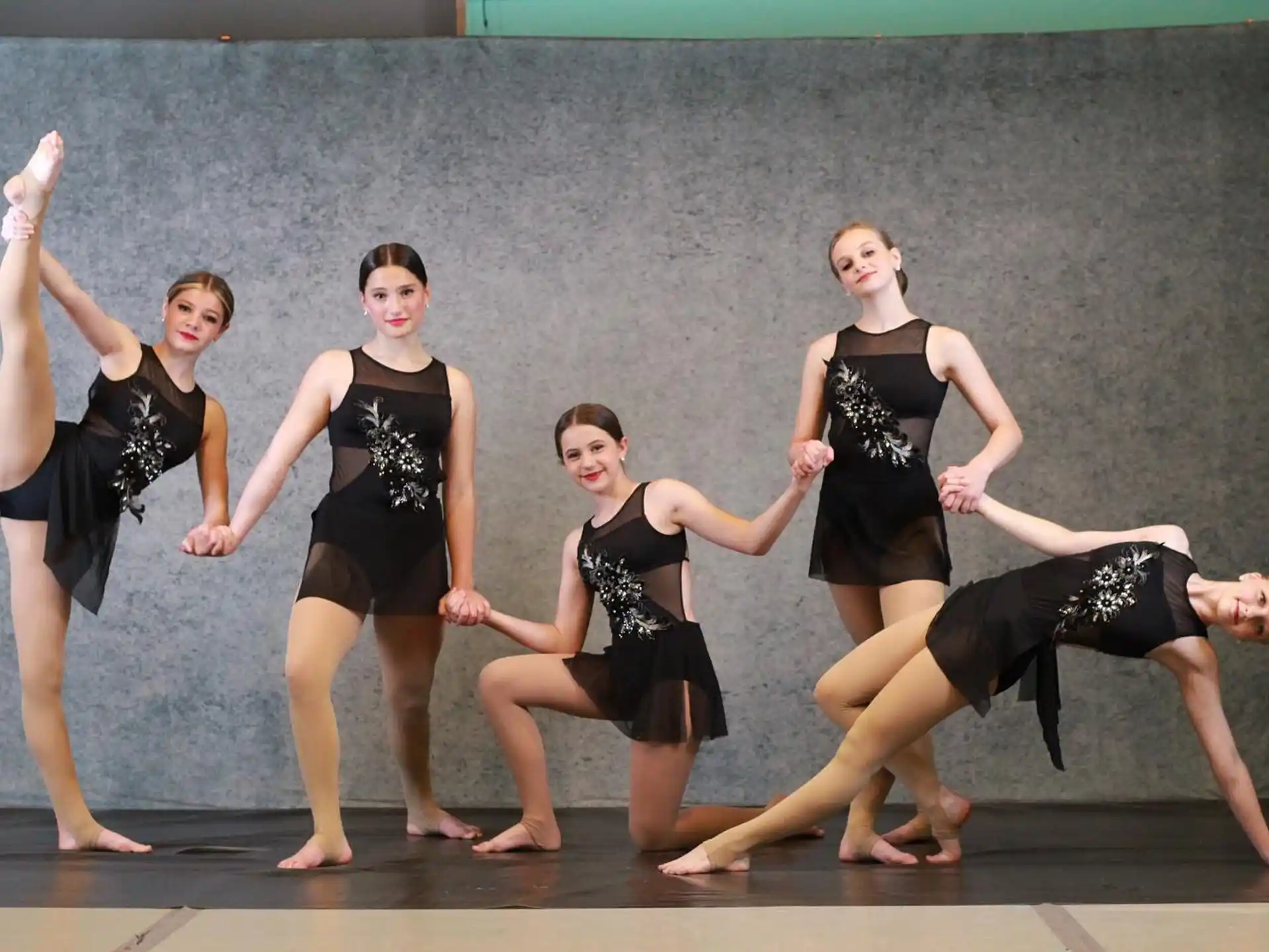 a group of women dancing