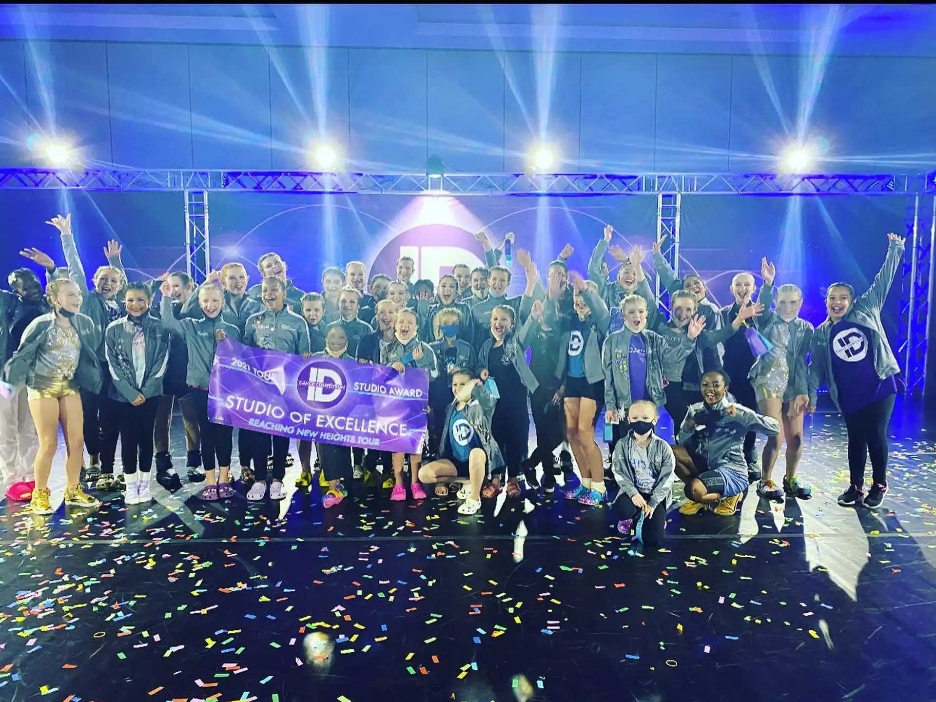 a group of people posing for a photo