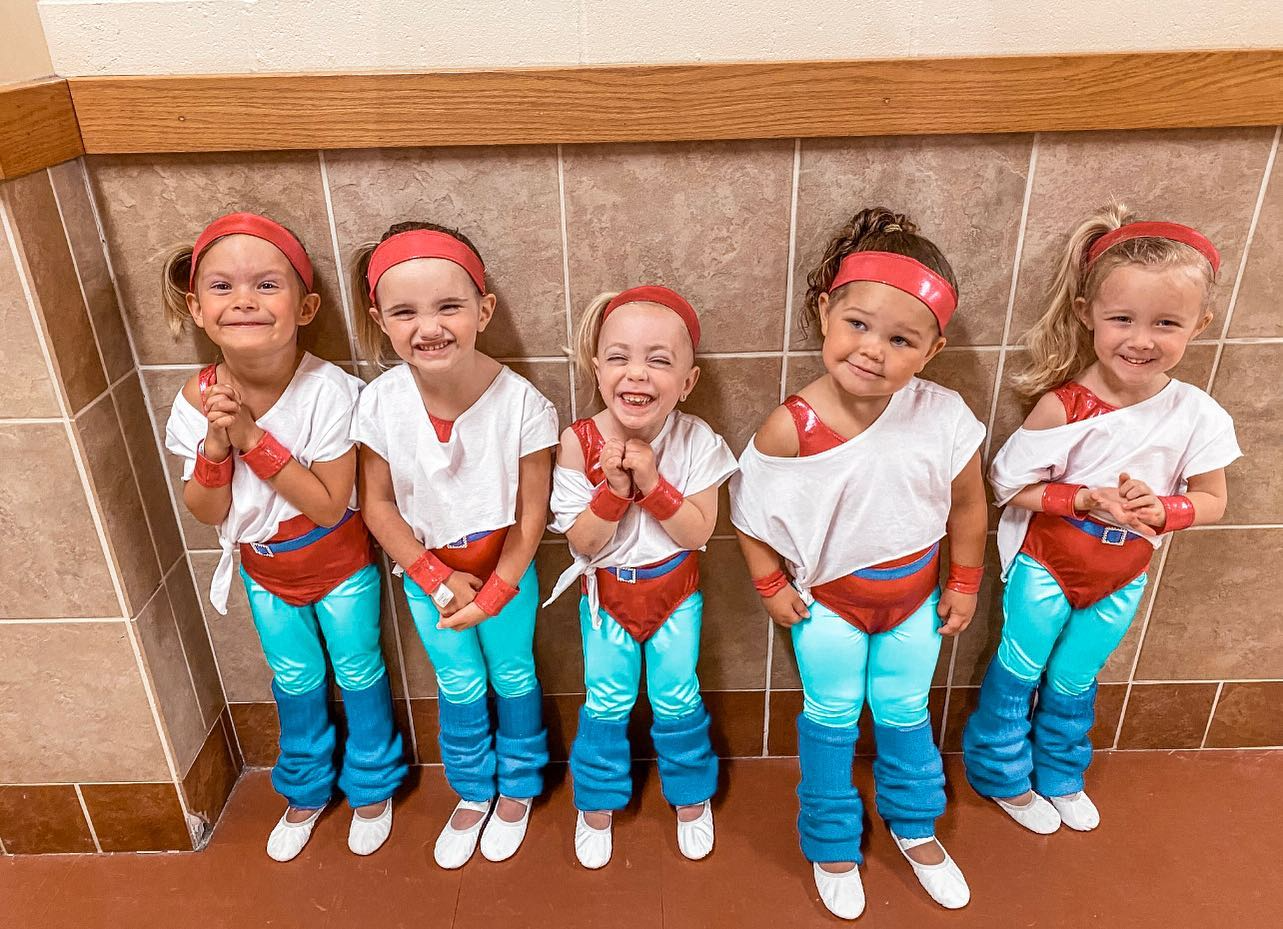 a group of girls in garment